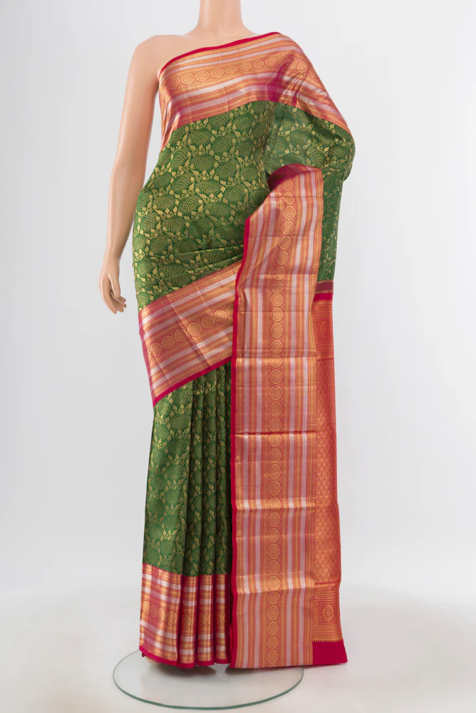 Green Kanchipuram Silk Saree