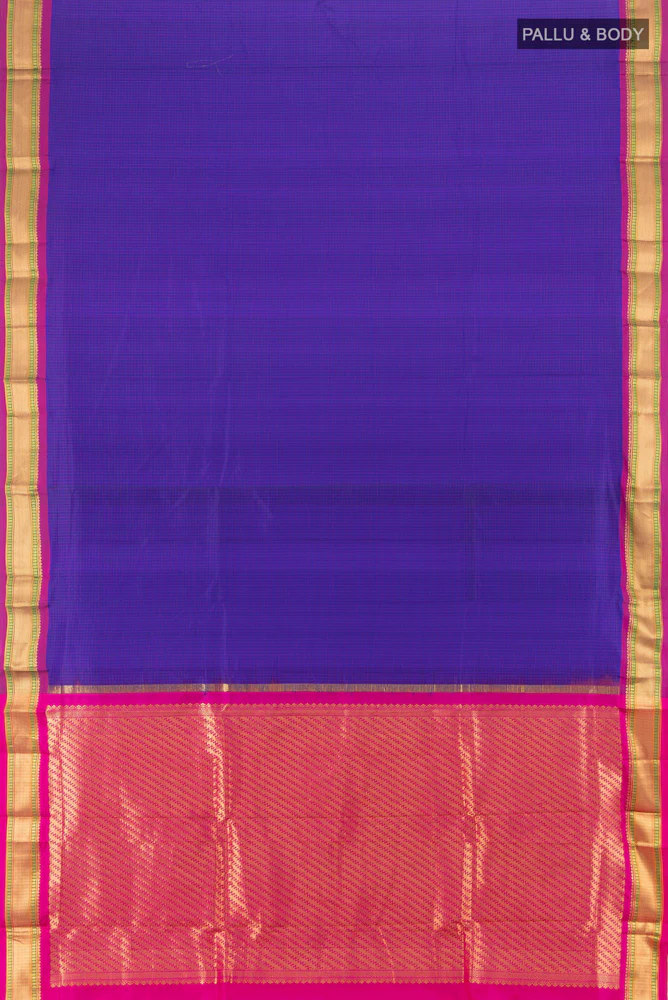 Violet Narayanpet Silk Saree - Image 5