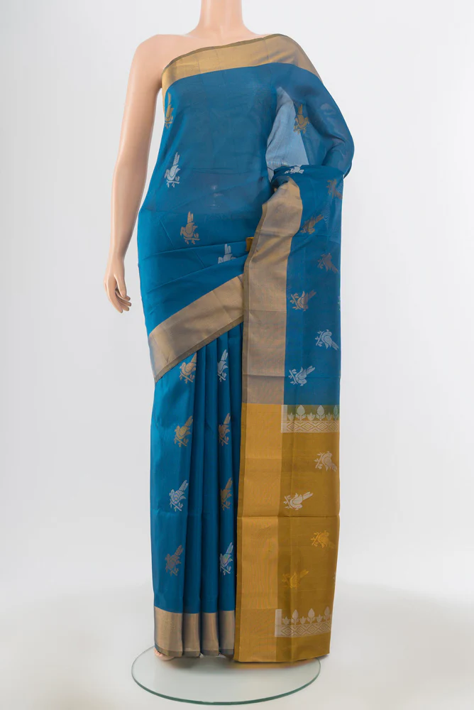 Blue Uppada Silk Saree