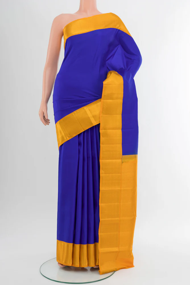 Royal Blue Kanchipuram Silk Saree