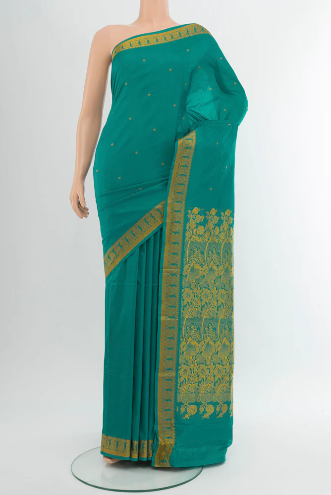 Blue Kanjivaram Silk Saree