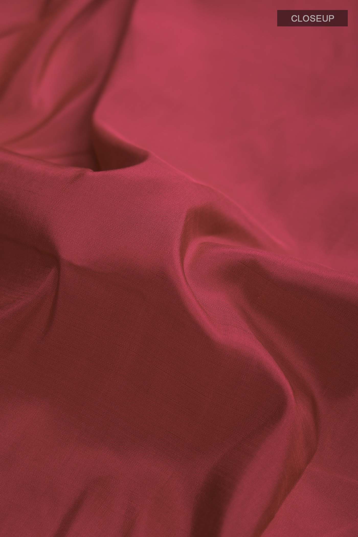 Pure Silk Pure Zari Maroon Kanchipuram Nine Yards Saree - Image 2