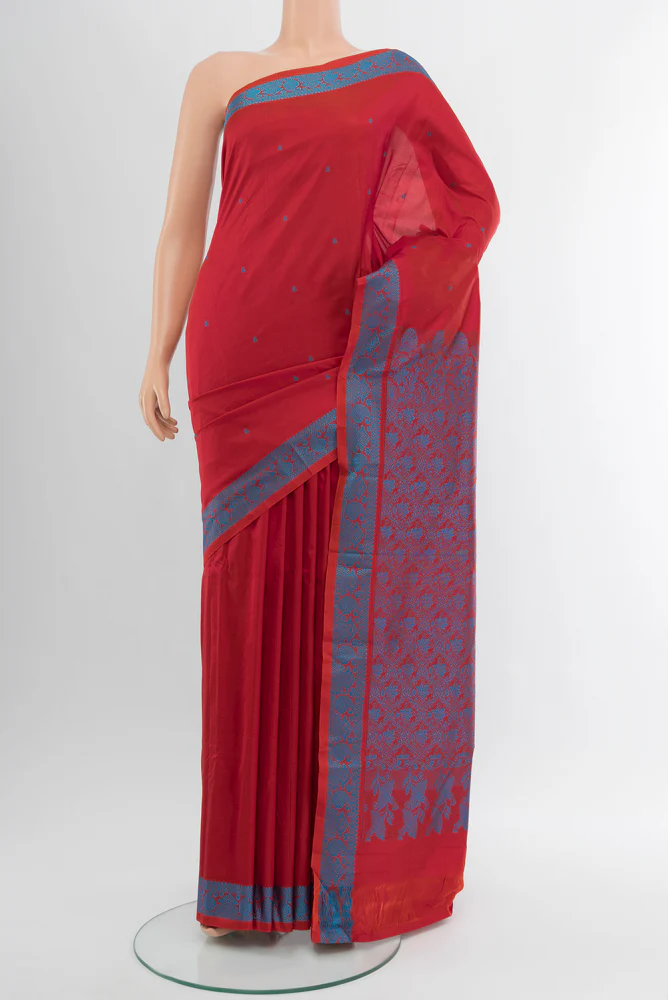 Red Kanjivaram Silk Saree