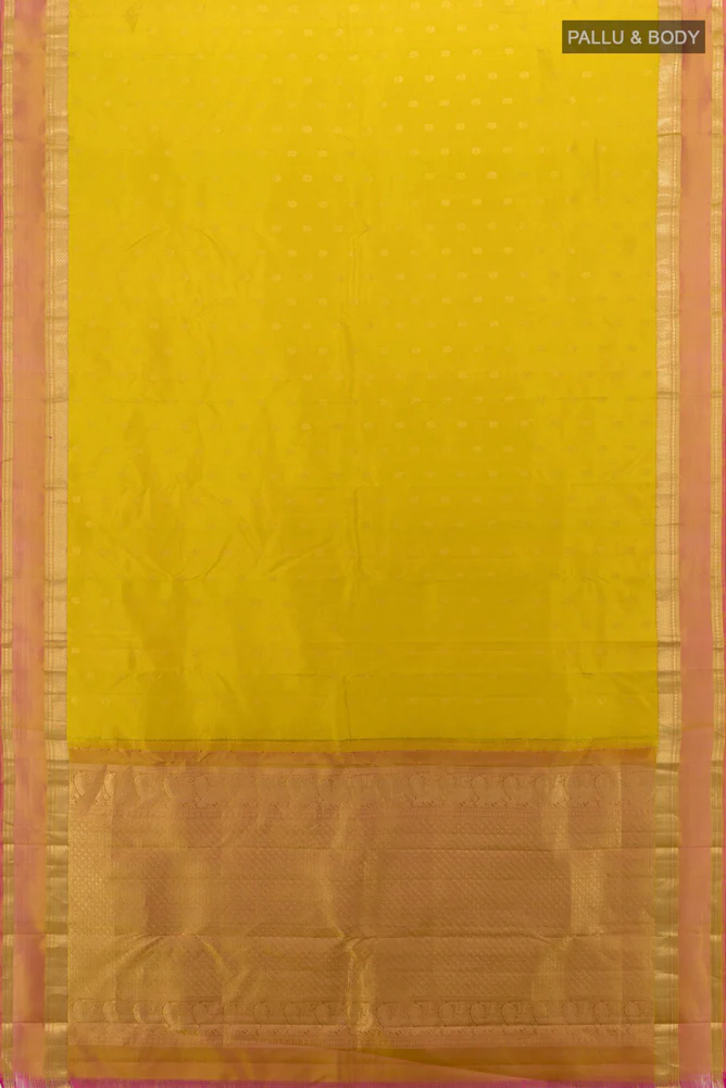 Green Kanchipuram Silk Saree - Image 5