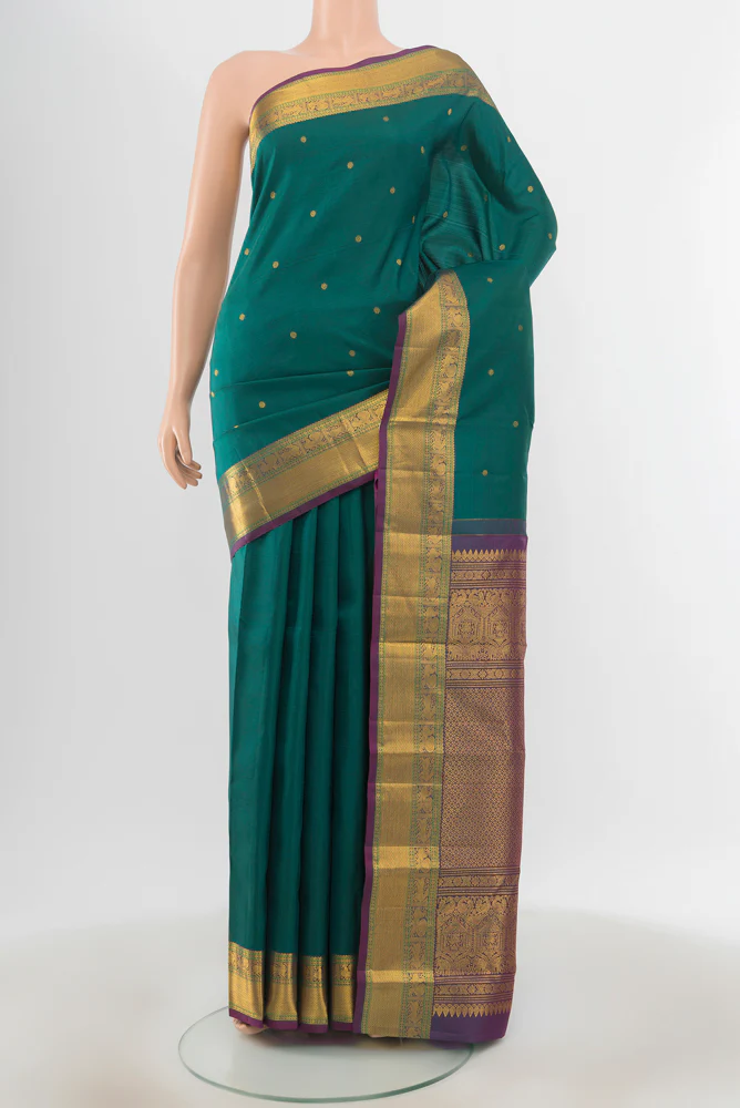 Blue Kanjivaram Silk Saree