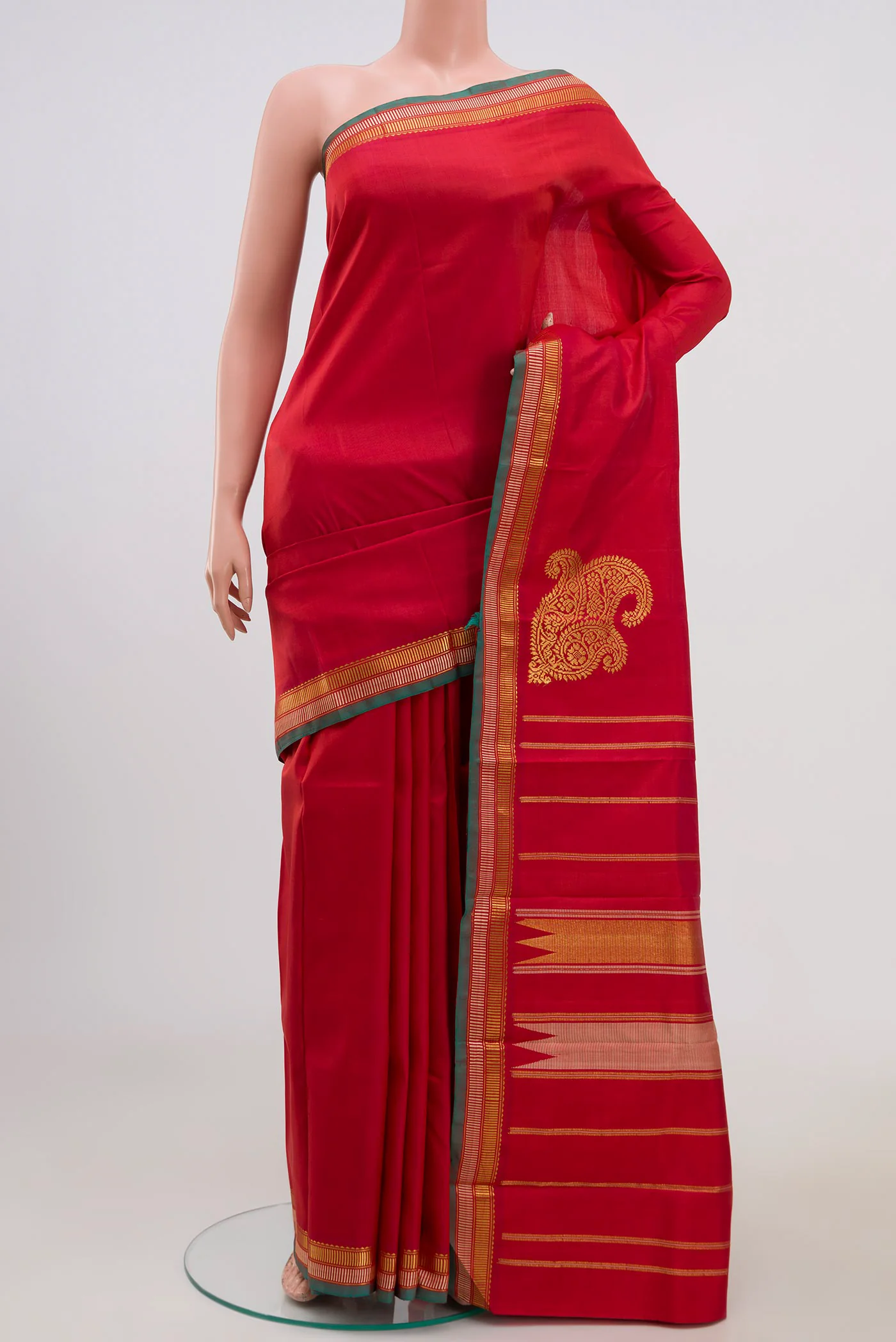 Red Kanjivaram Silk Saree