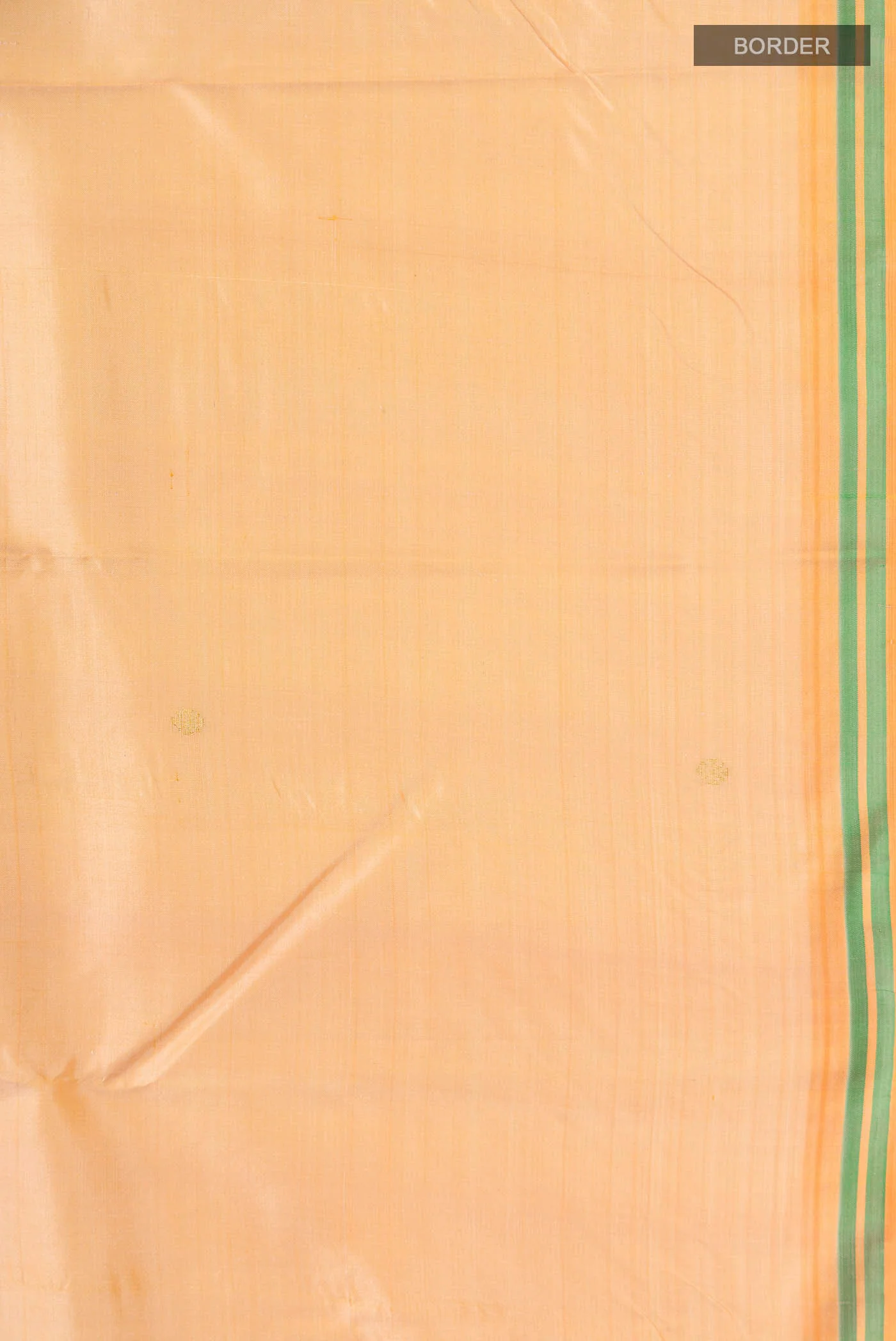 Pure Silk Pure Zari Sandal Kanchipuram Saree - Image 3