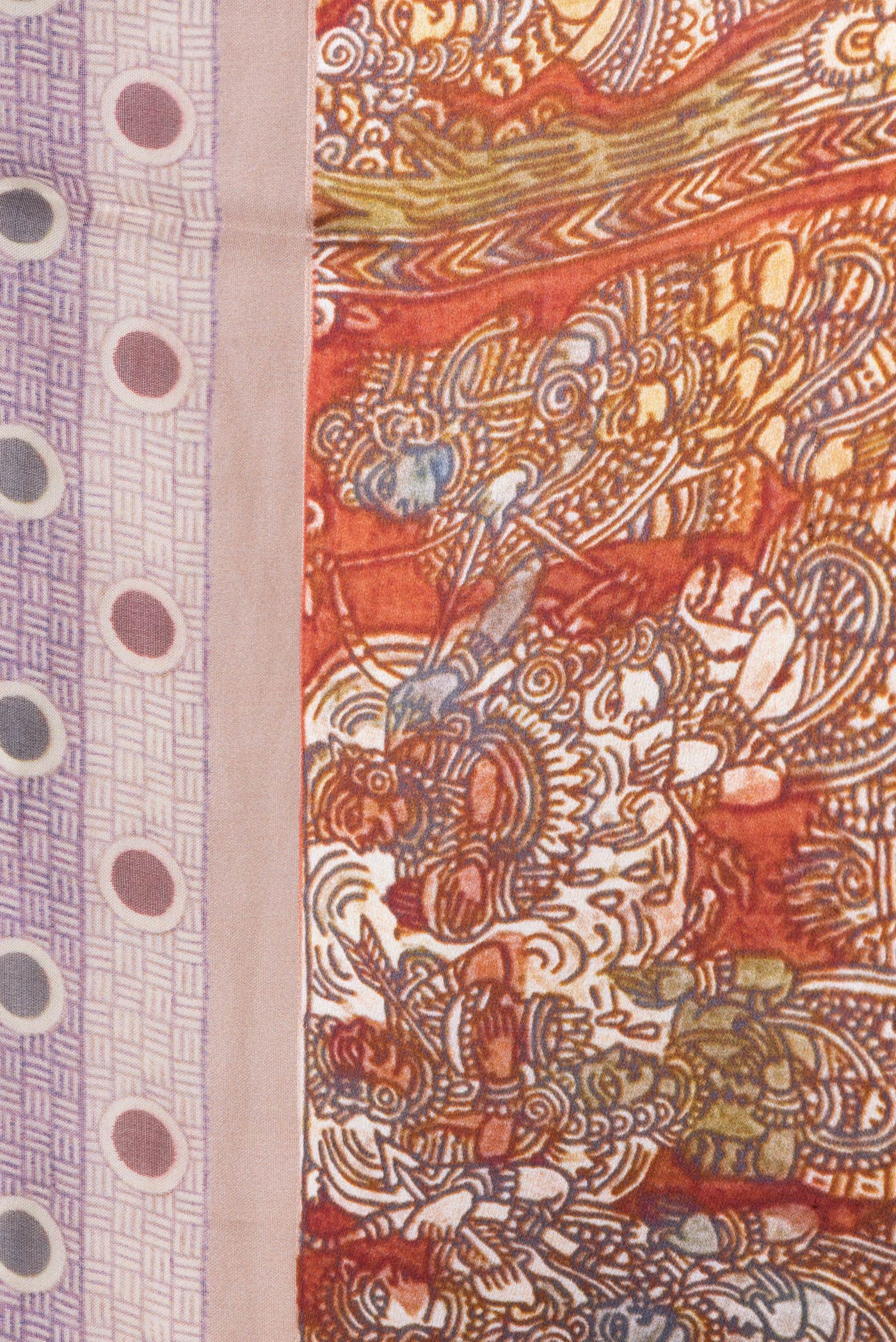 Multi Color Organza Silk Saree - Image 3
