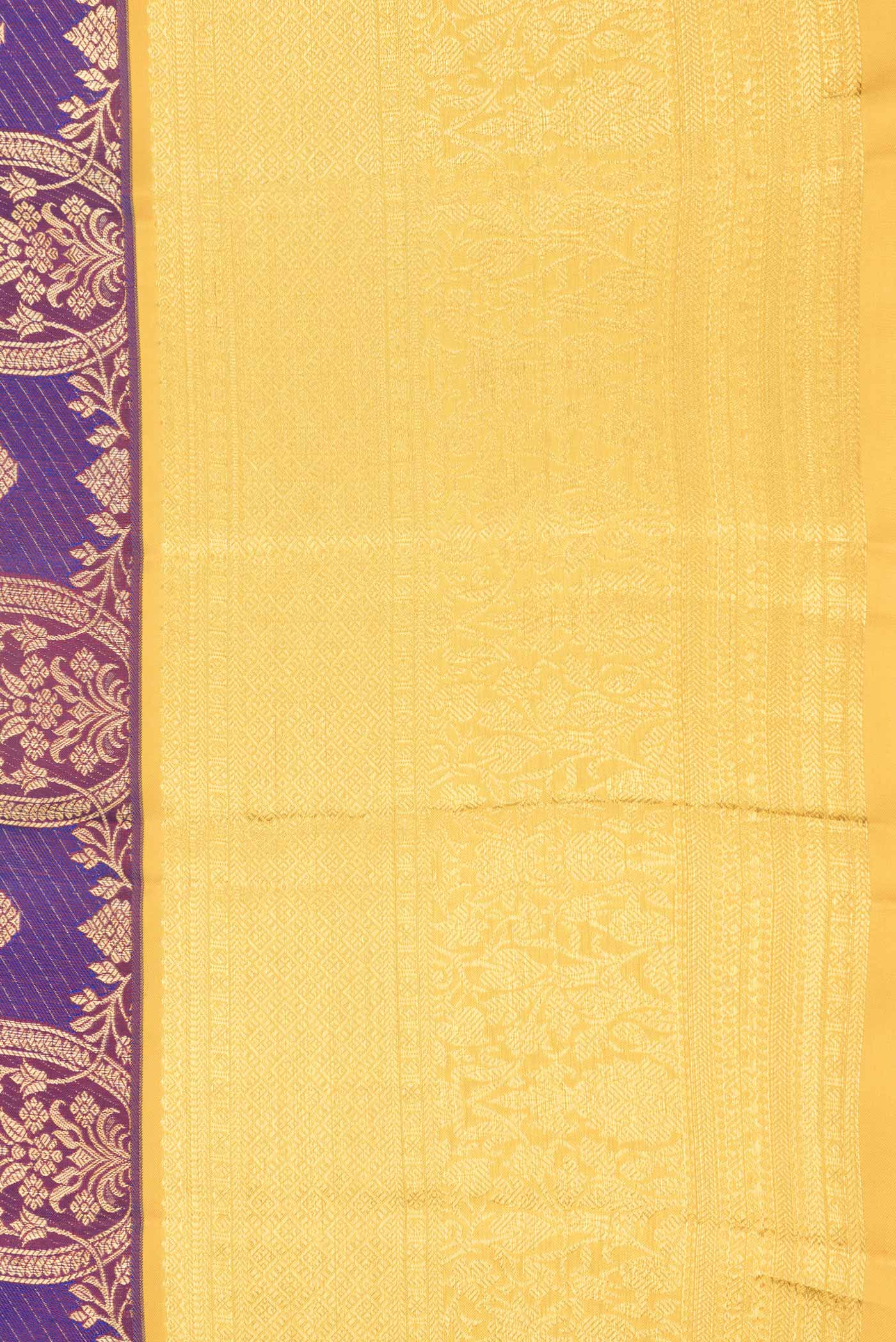 Purple Dual Tone Kanchipuram Saree - Image 3