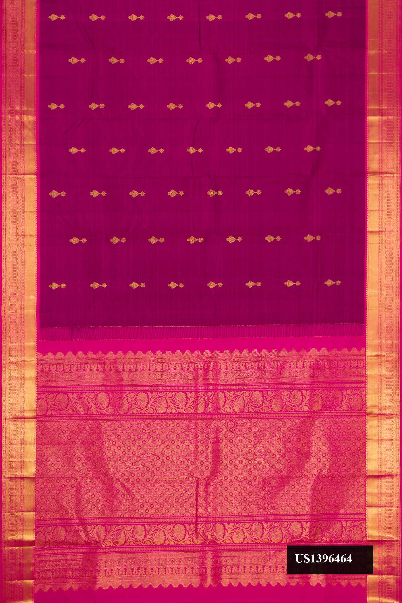 Purple Dual Tone Kanchipuram Silk Saree