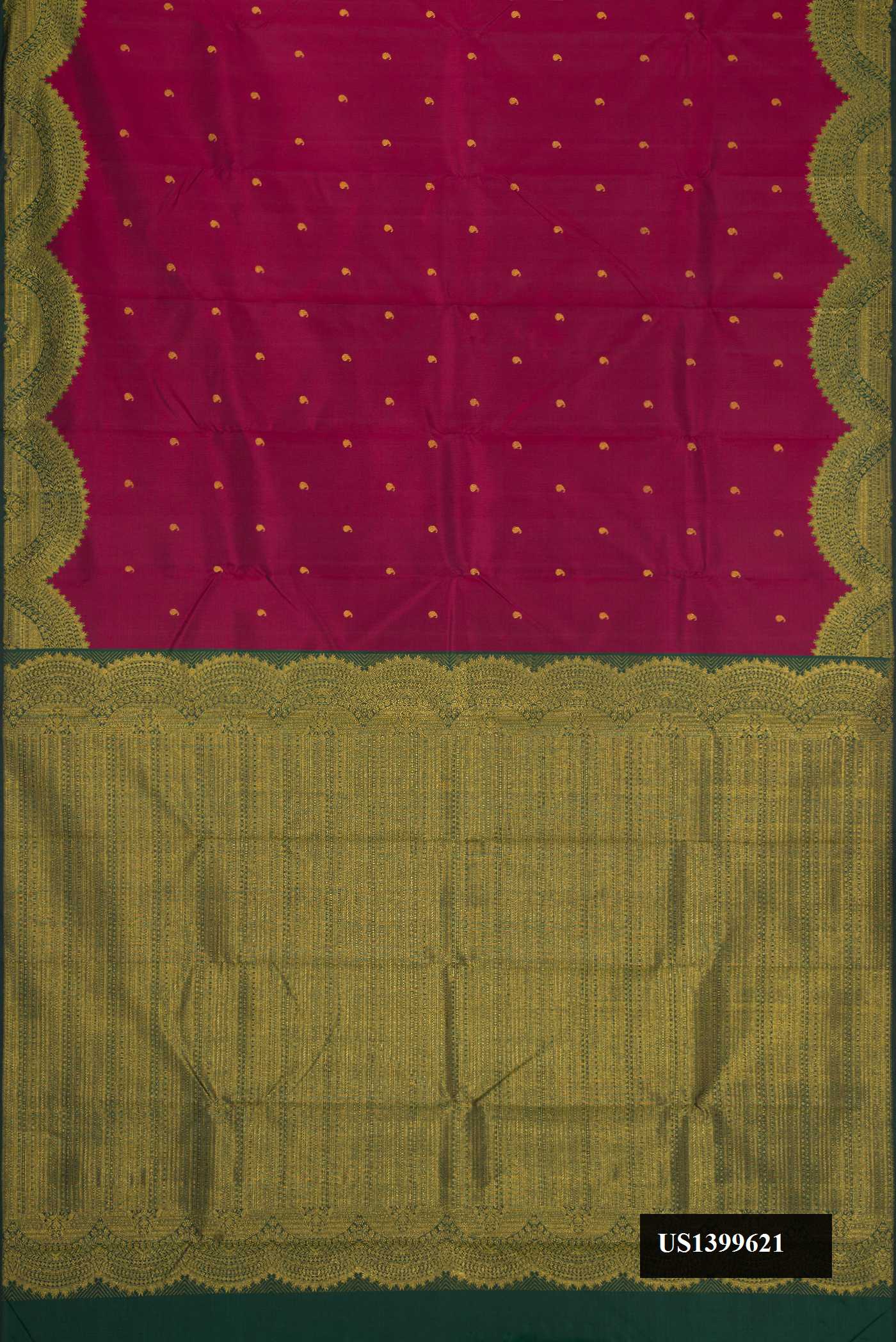 Purple Dual Tone Kanchipuram Silk Saree