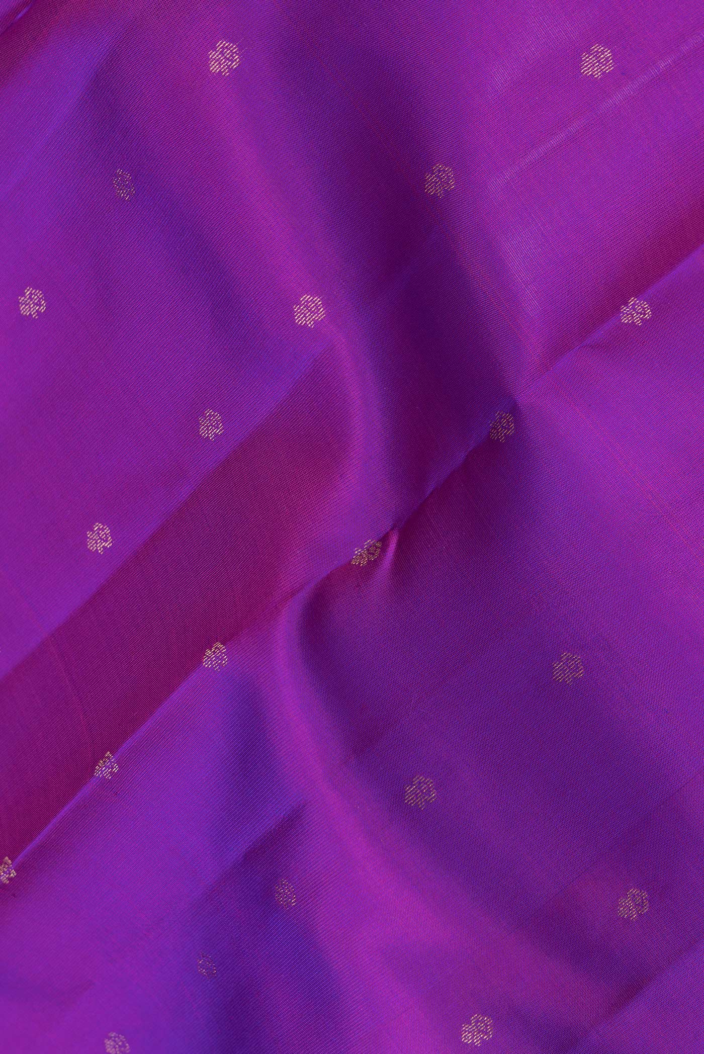 Purple Kanchipuram Silk Saree - Image 2