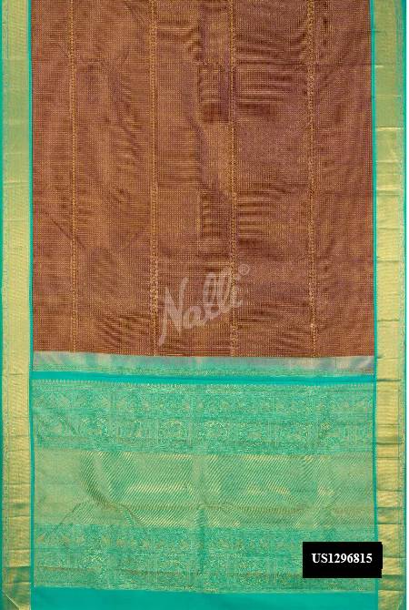 Purple Dual Tone Kanchipuram Silk Saree