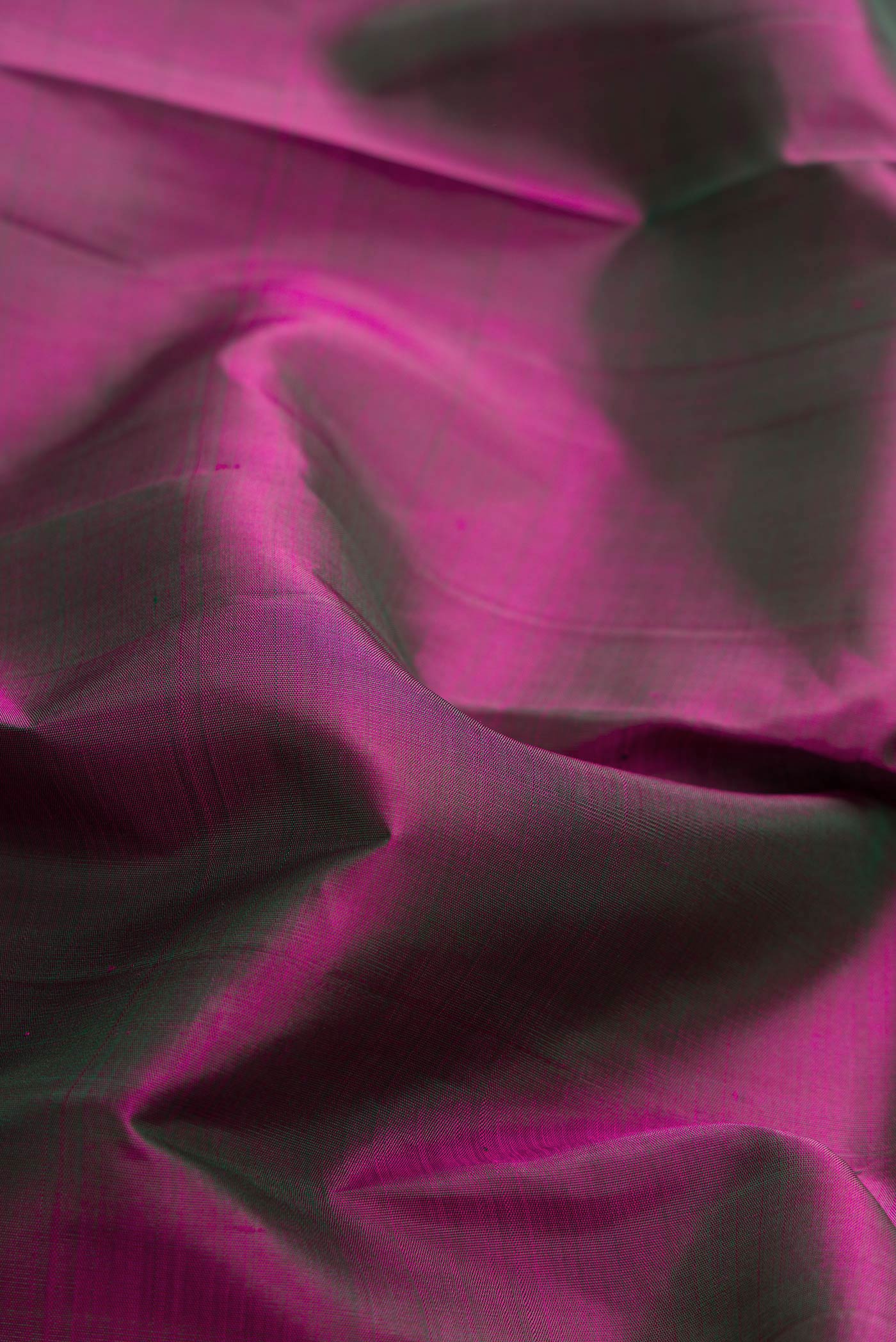 Purple Dual Tone Kanjivaram Silk Saree - Image 2
