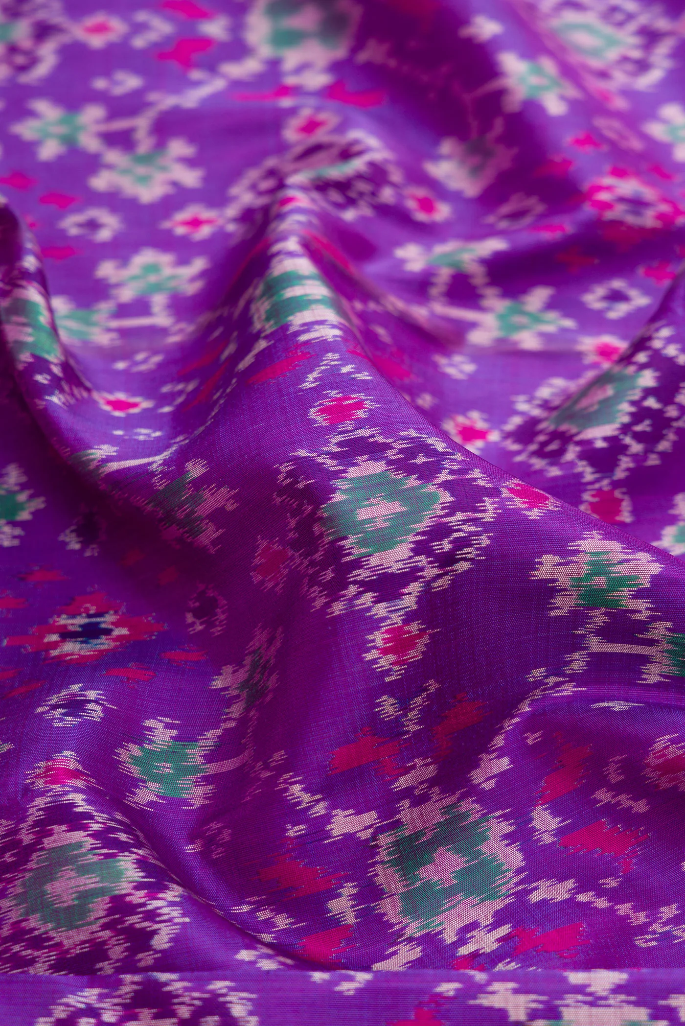 Violet Kanjivaram Silk Saree - Image 2