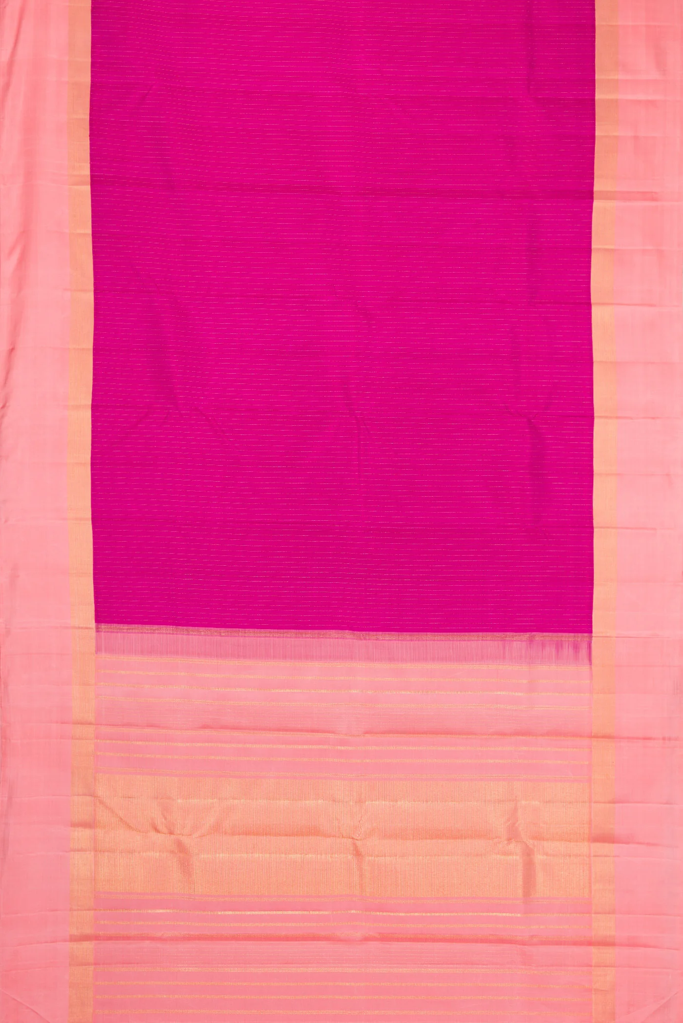 Rani Pink Kanjivaram Silk Saree - Image 6
