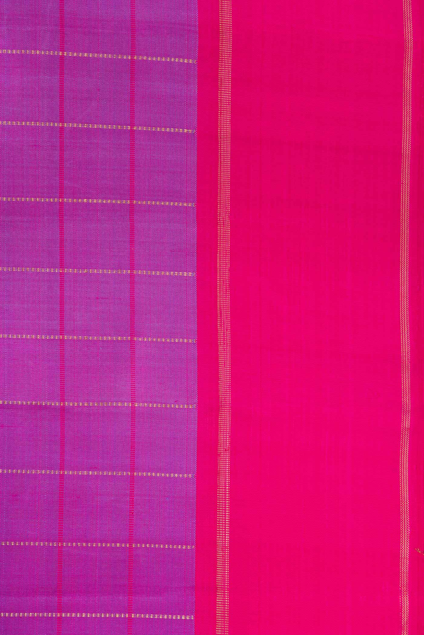 Purple Kanjivaram Silk Saree - Image 3