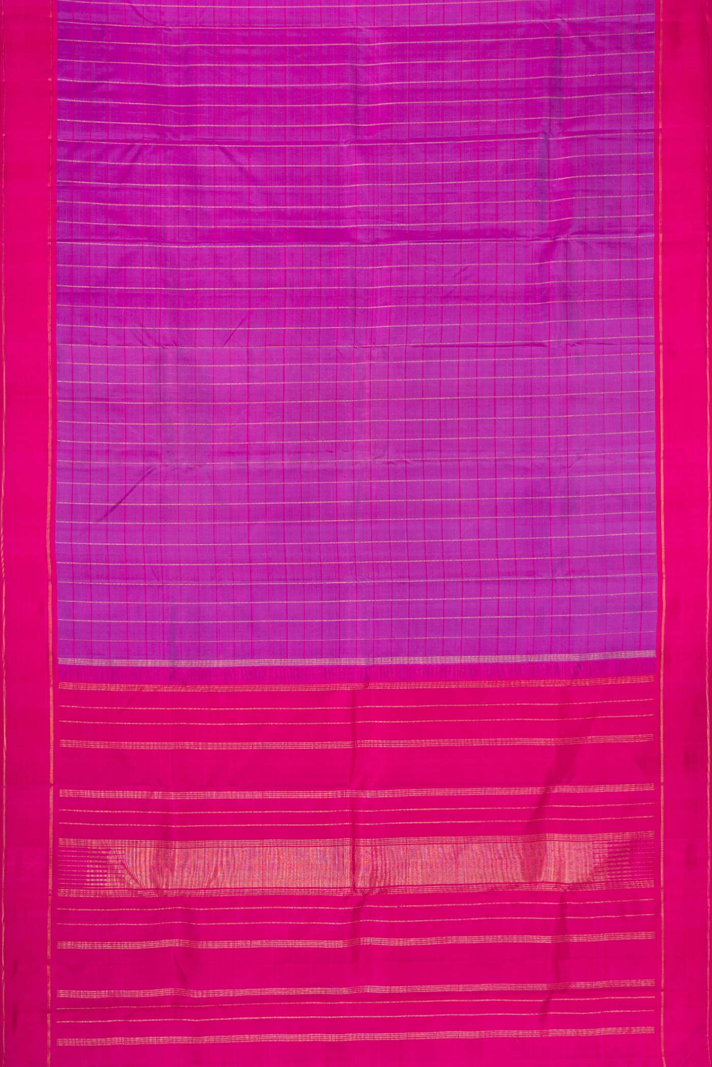 Purple Kanjivaram Silk Saree - Image 6