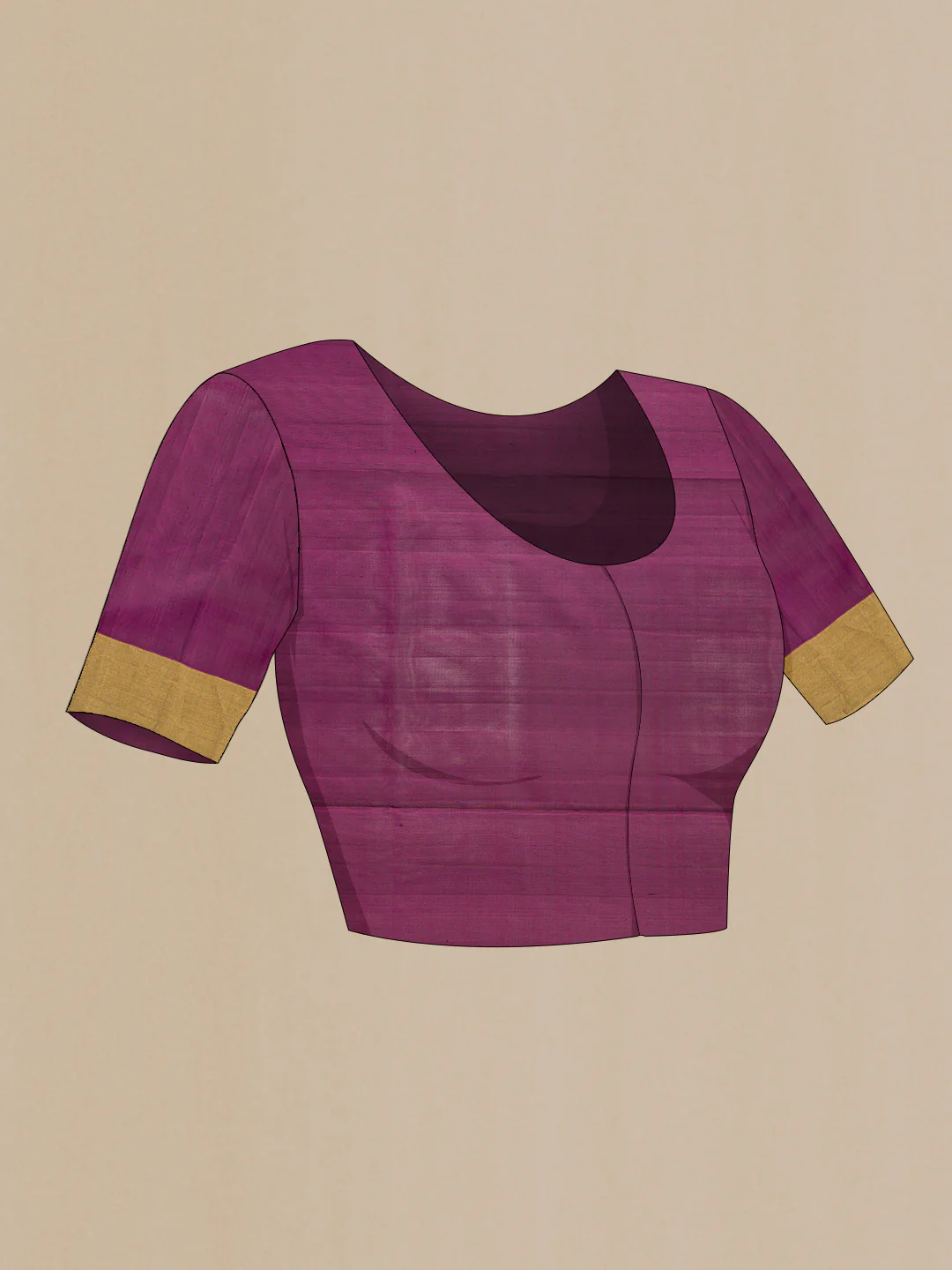 Purple Soft Silk Saree - Image 4