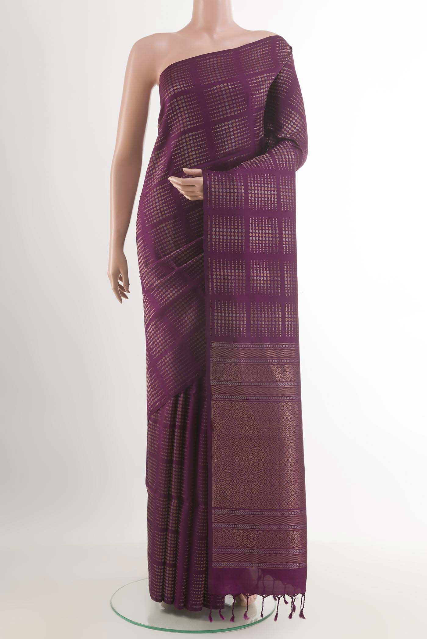 Purple Soft Silk Saree