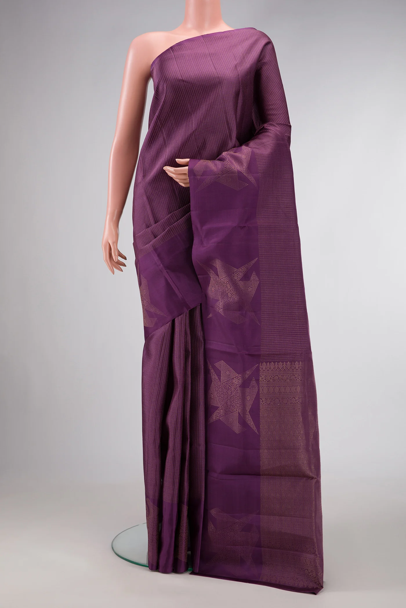 Violet Soft Silk Saree