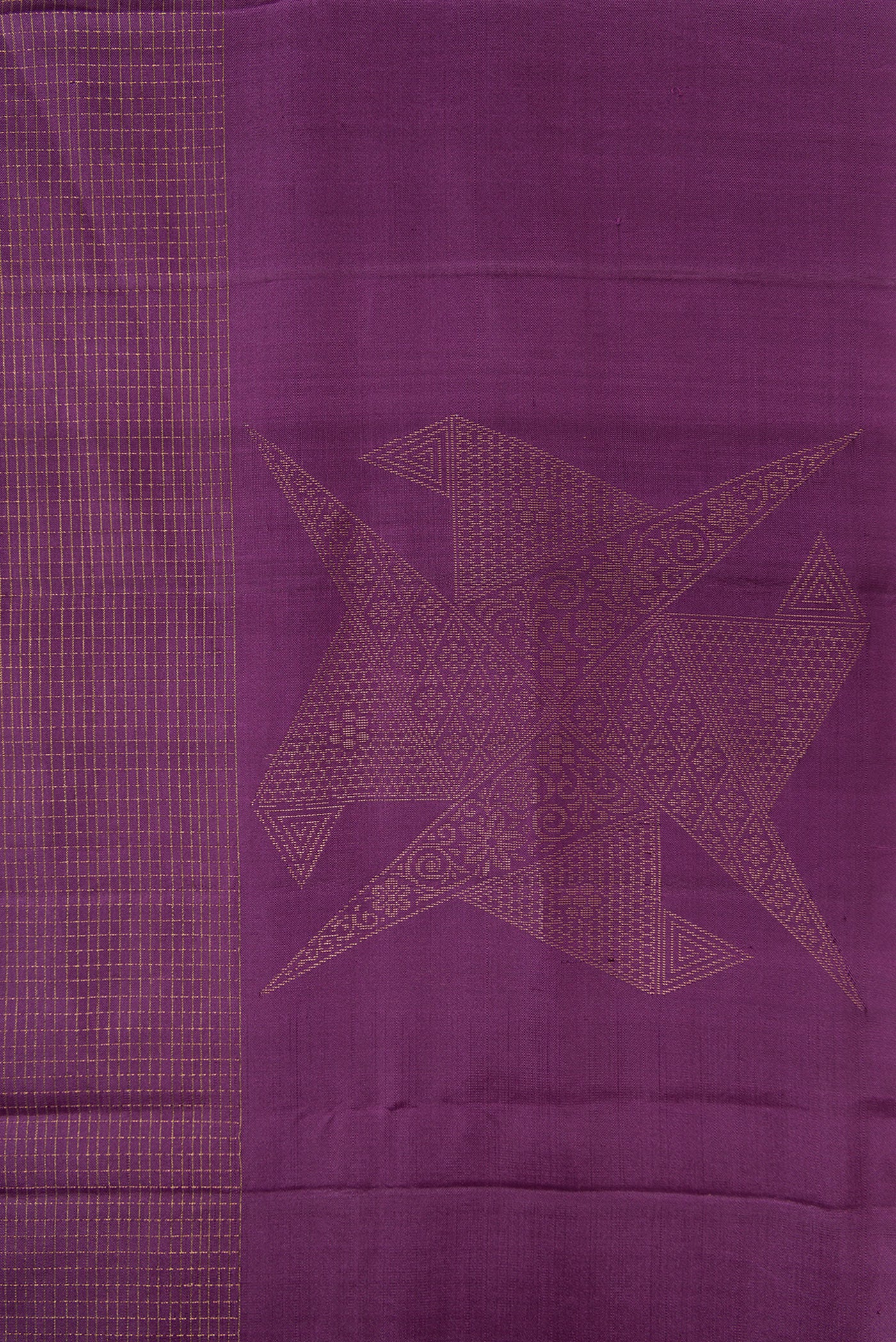 Violet Soft Silk Saree - Image 3