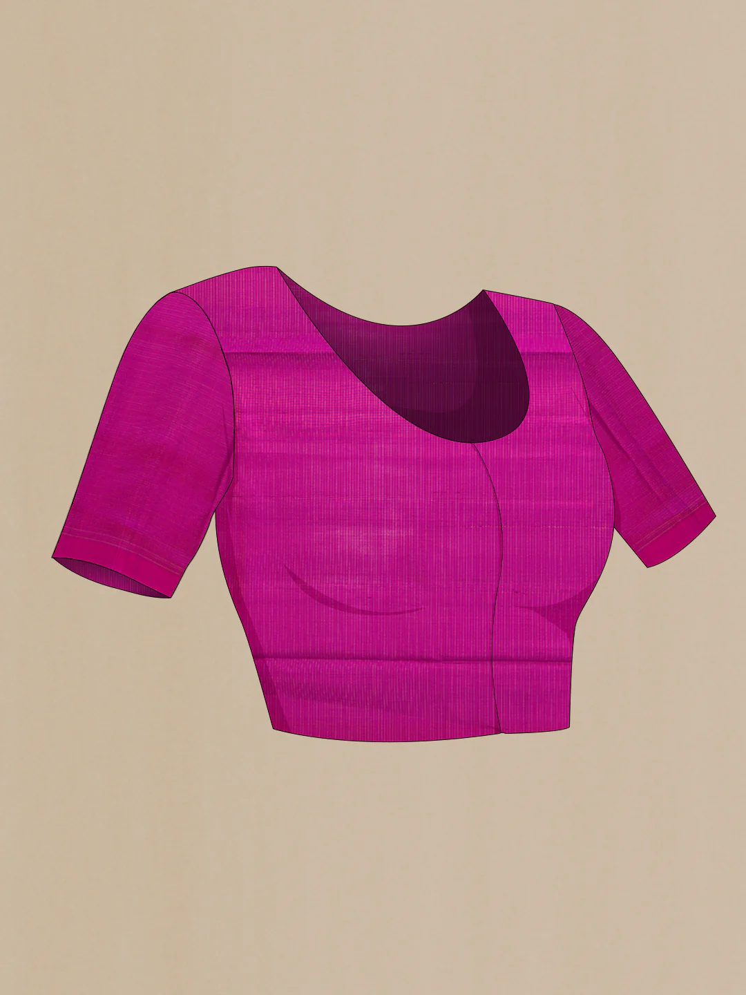 Purple Soft Silk Saree - Image 3
