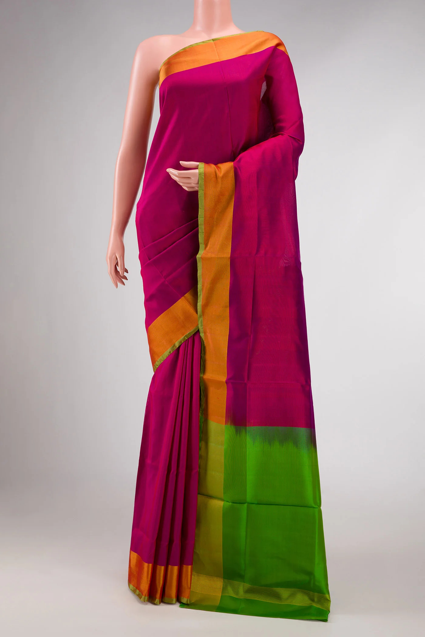 Purple Dual Tone Uppada Silk Saree