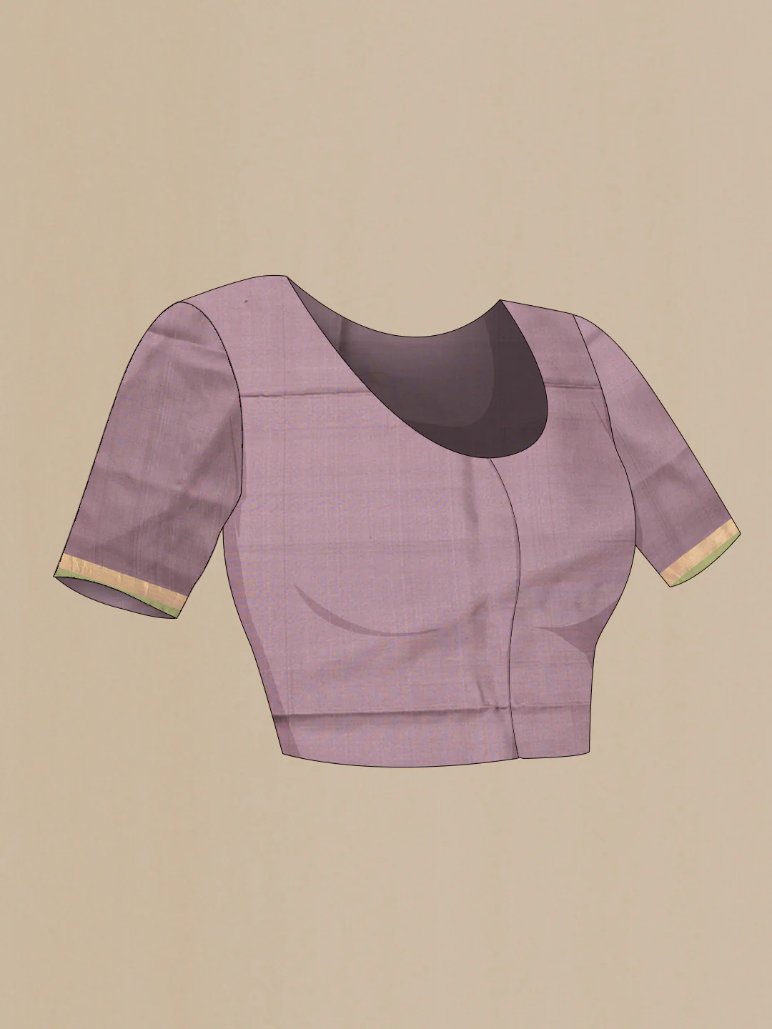 Lavender Uppada Silk Saree - Image 5