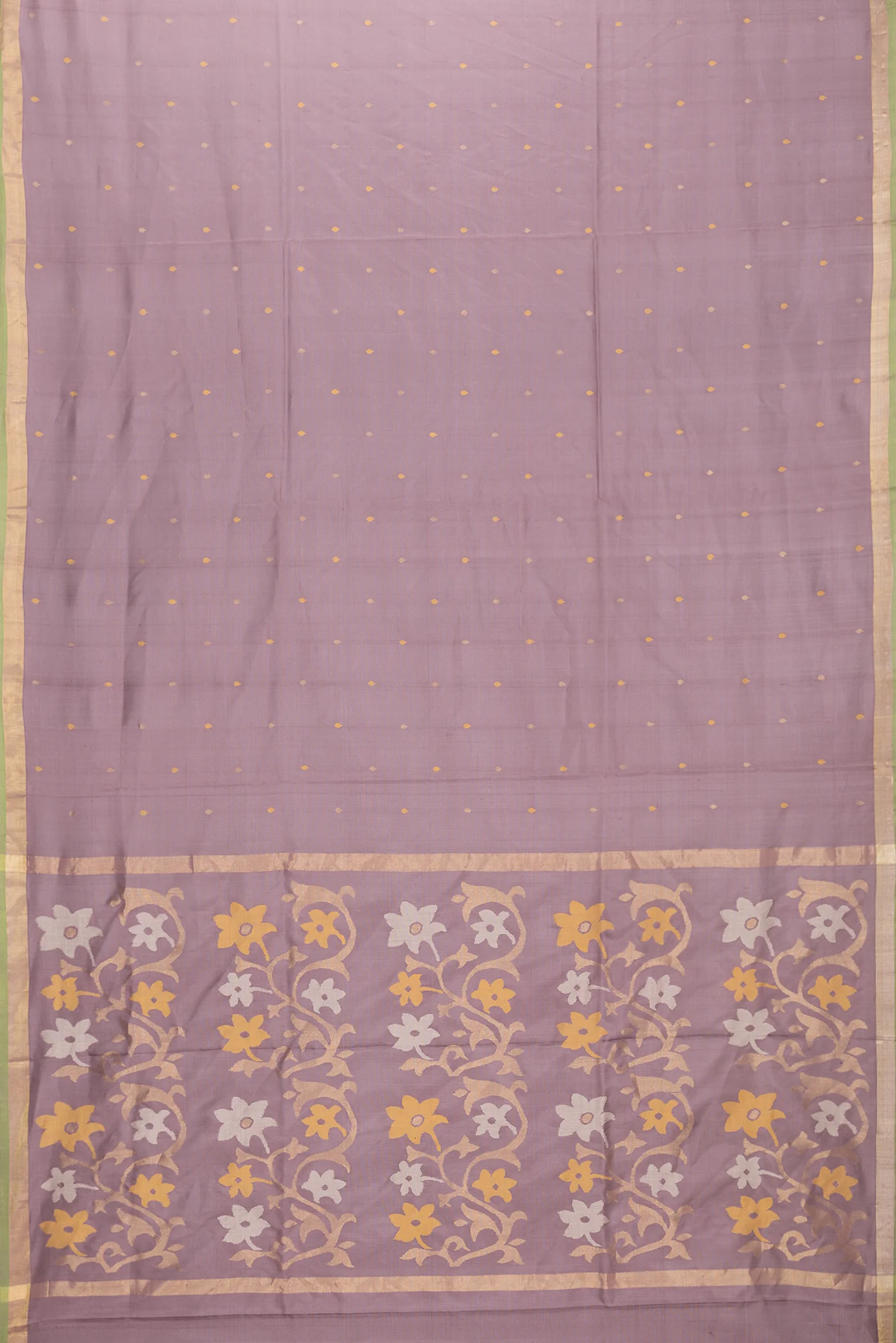 Lavender Uppada Silk Saree - Image 6