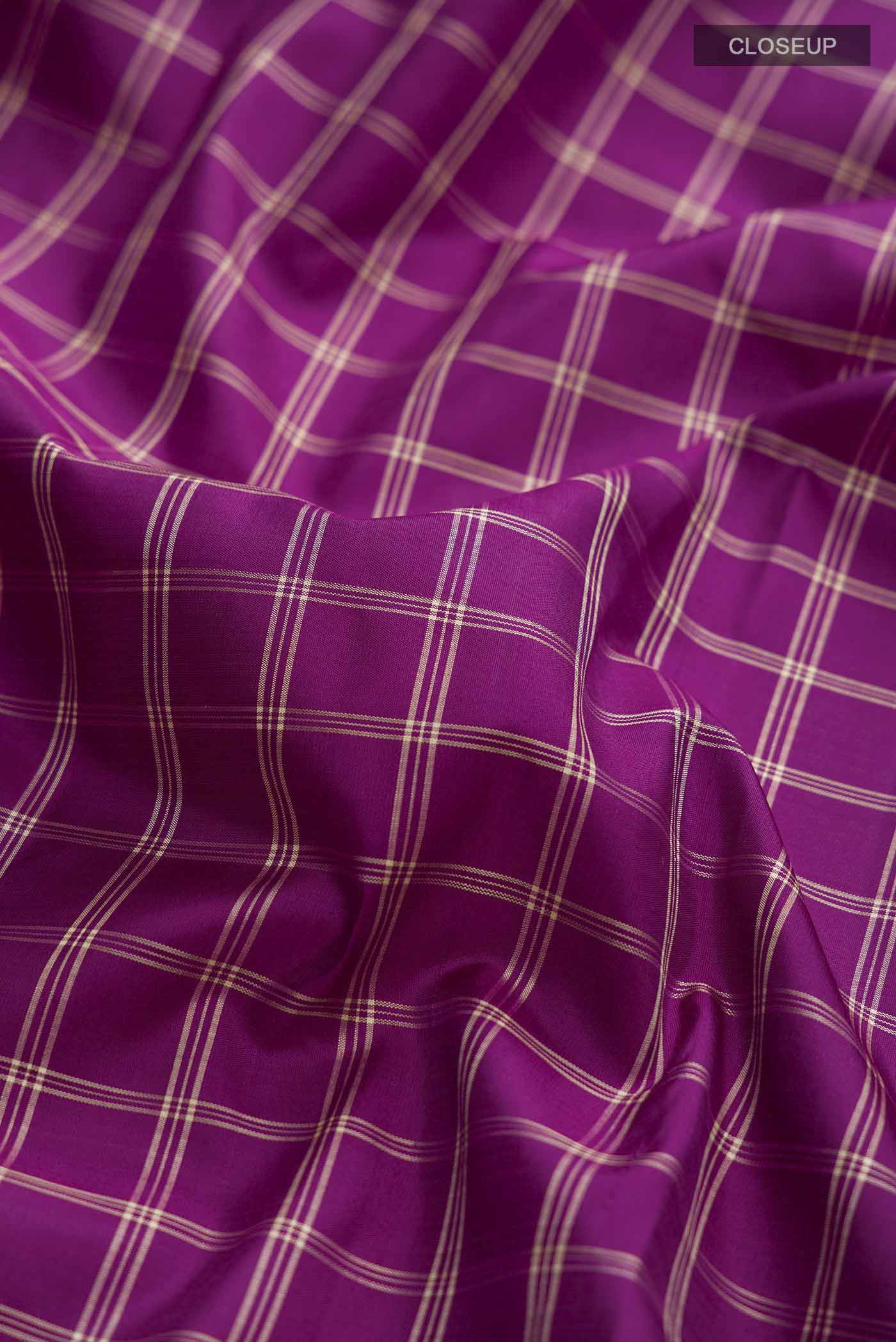 Purple Kanjivaram Silk Saree - Image 2
