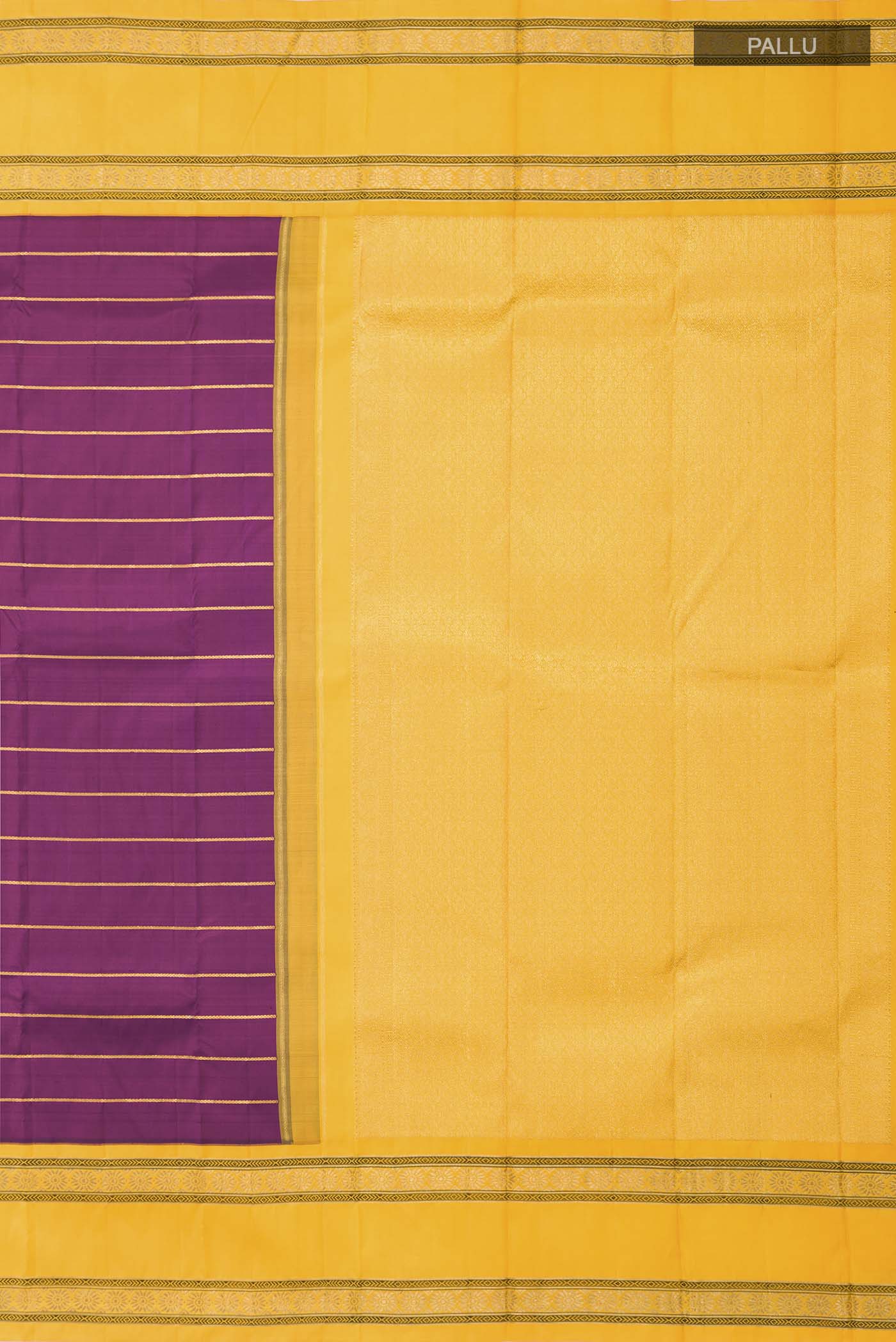 Purple Kanjivaram Silk Saree - Image 7