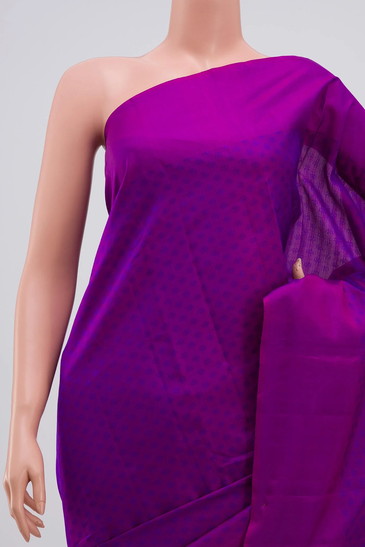 Purple Kanjivaram Silk Saree - Image 2