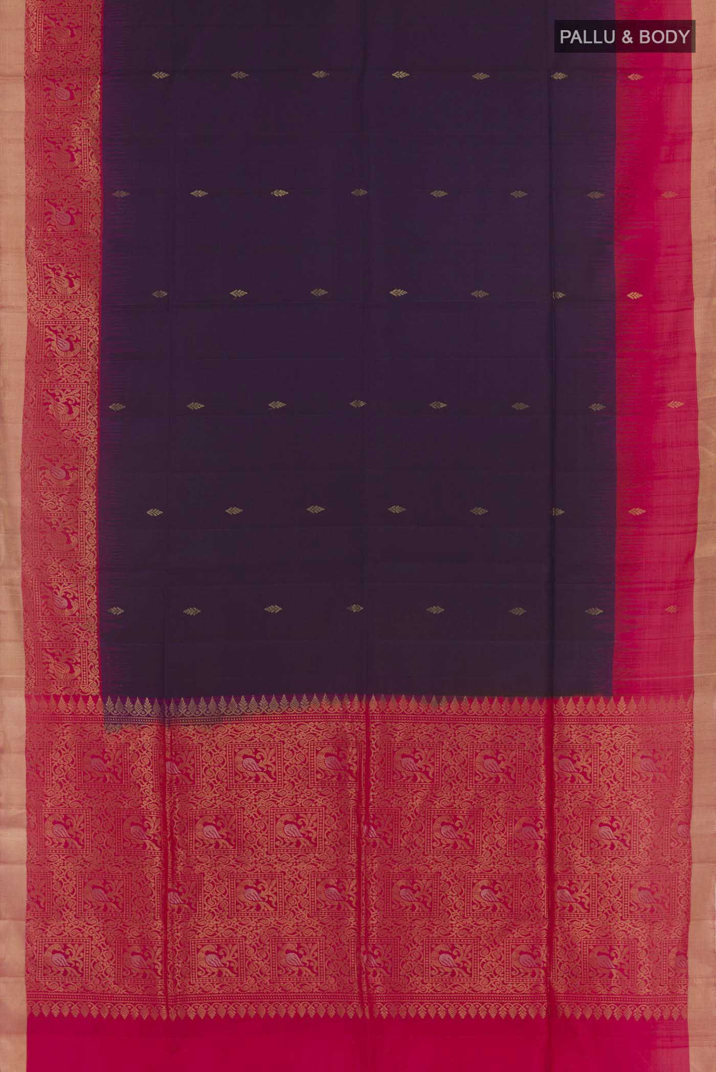 Purple Soft Silk Saree - Image 3
