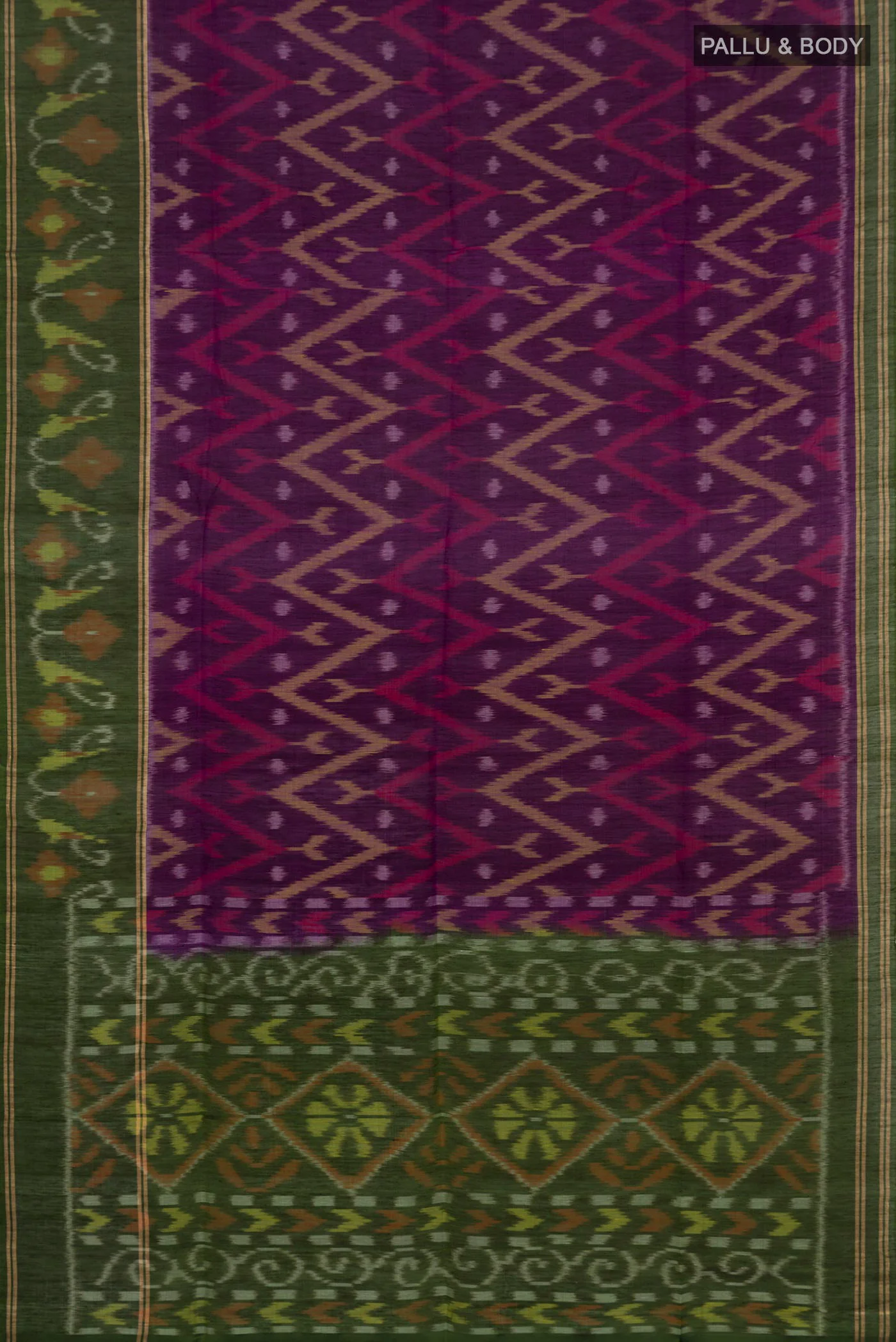 Purple Soft Silk Saree - Image 5
