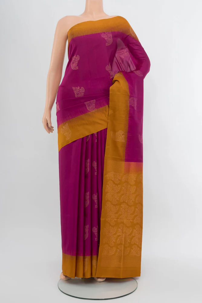 Magenta Soft Silk Saree