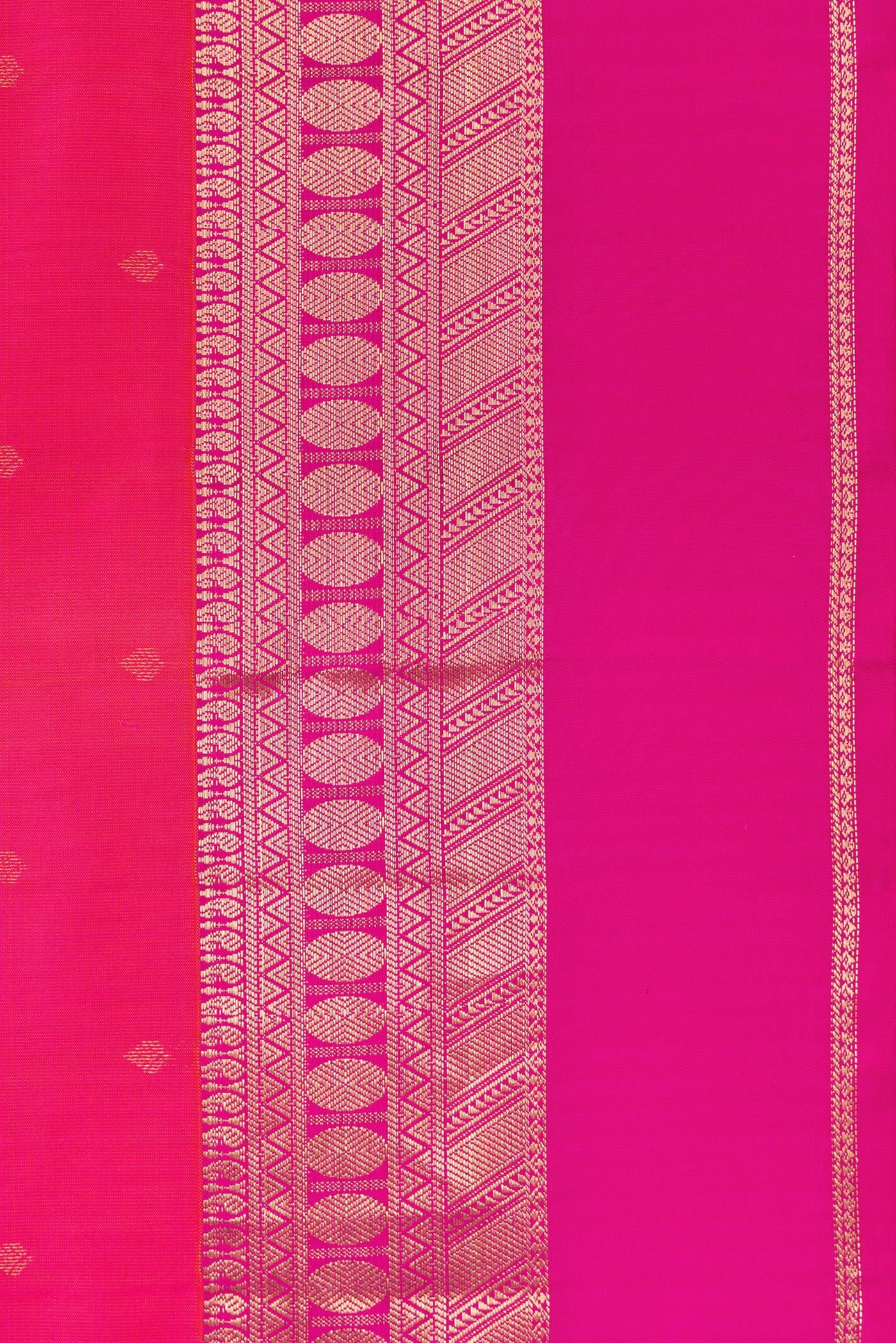 Rani Pink Kanchipuram Silk Saree - Image 3