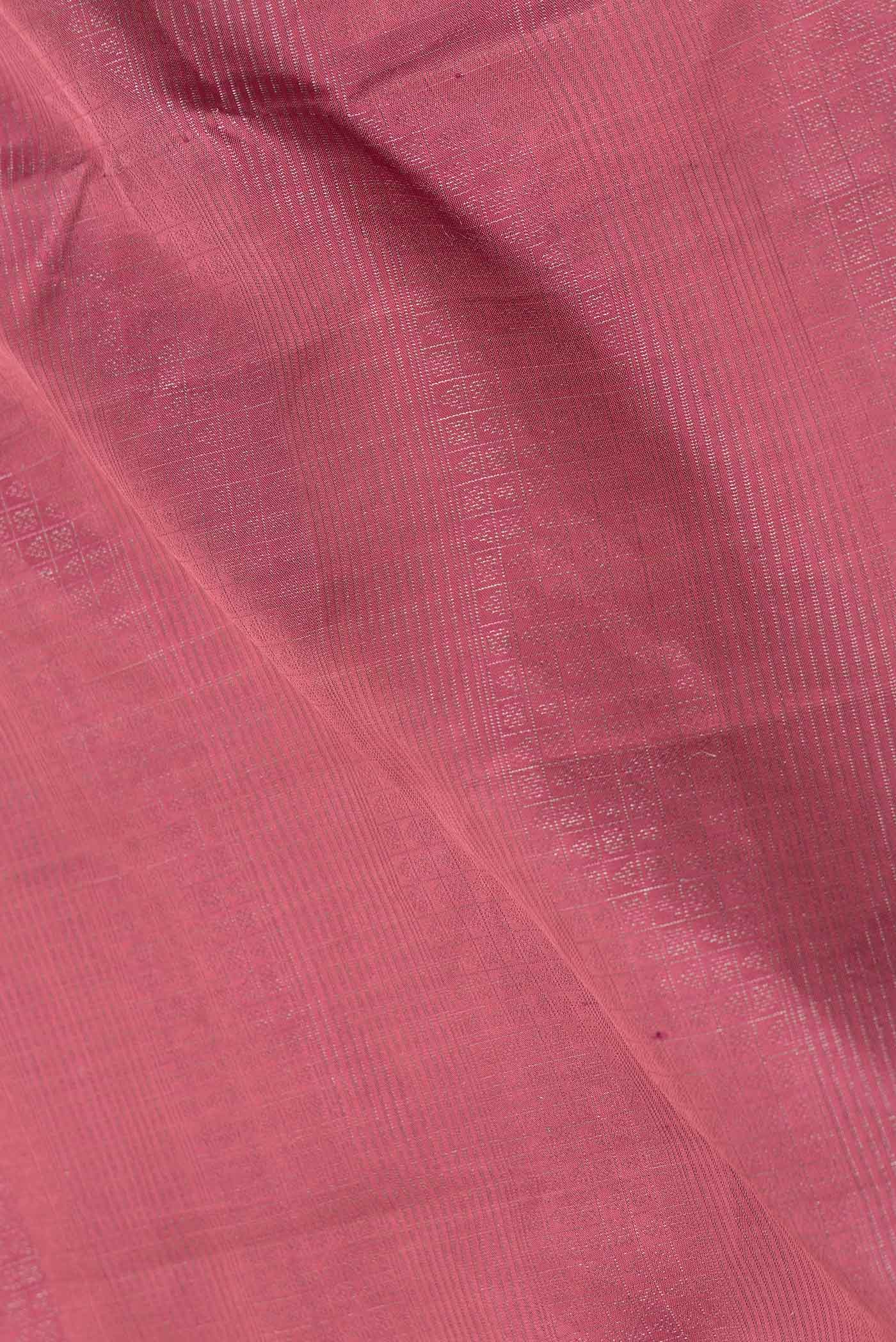 Pink Soft Silk Saree - Image 2