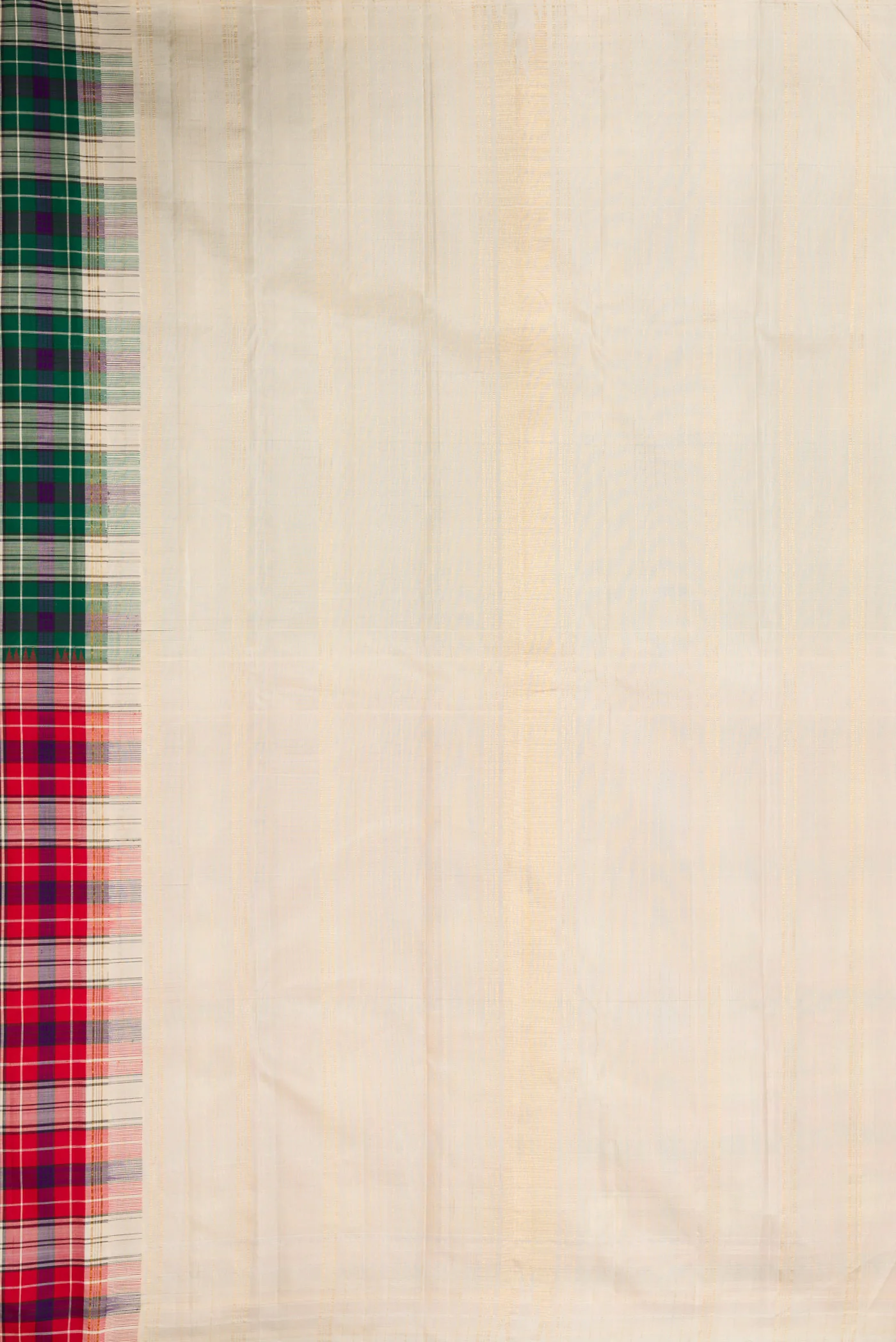 Multi Color Kanjivaram Silk Saree - Image 6