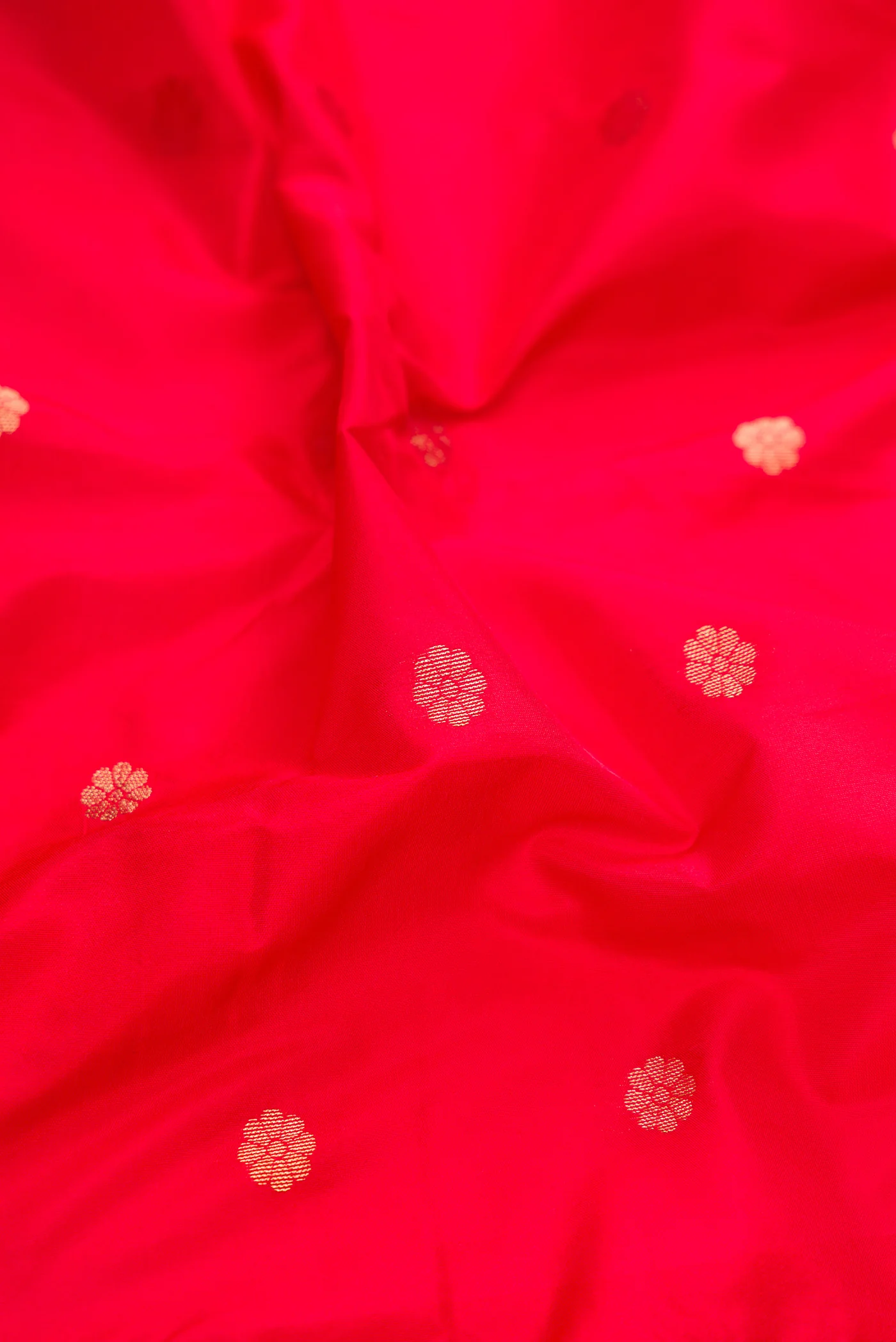 Red Blended Paithani Silk Saree - Image 2