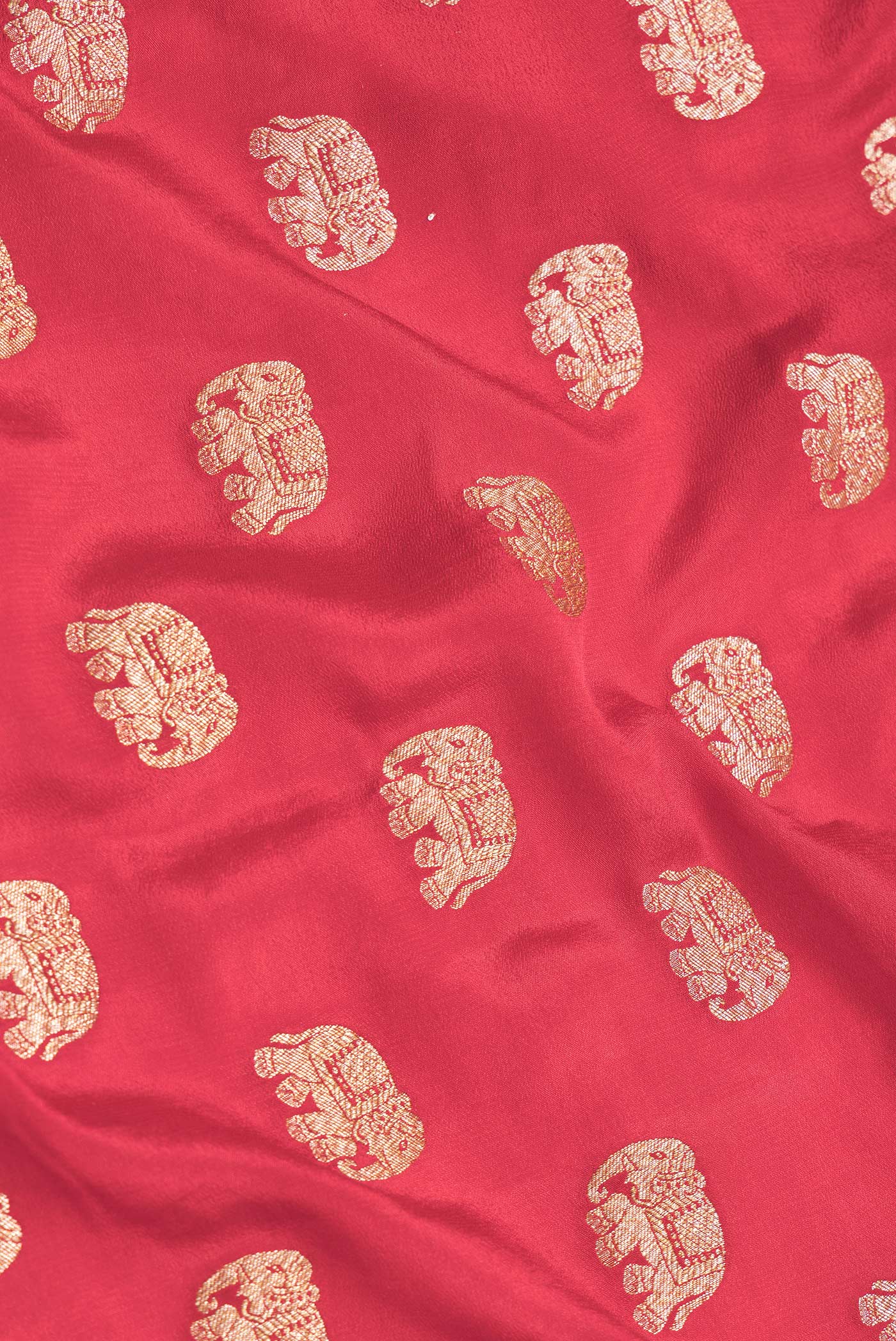Red Banarasi Georgette Saree - Image 2