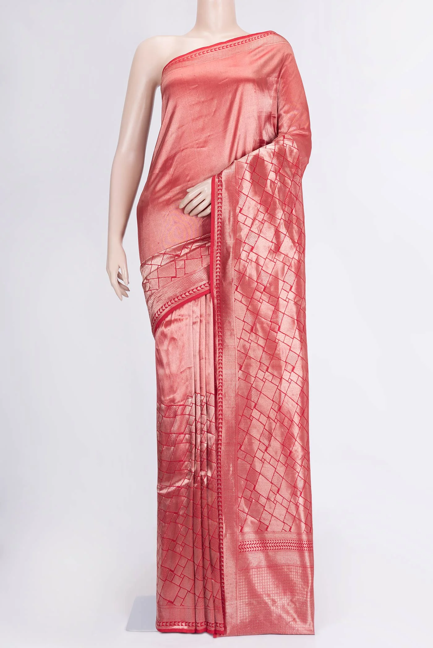 Red Banarasi Silk Saree