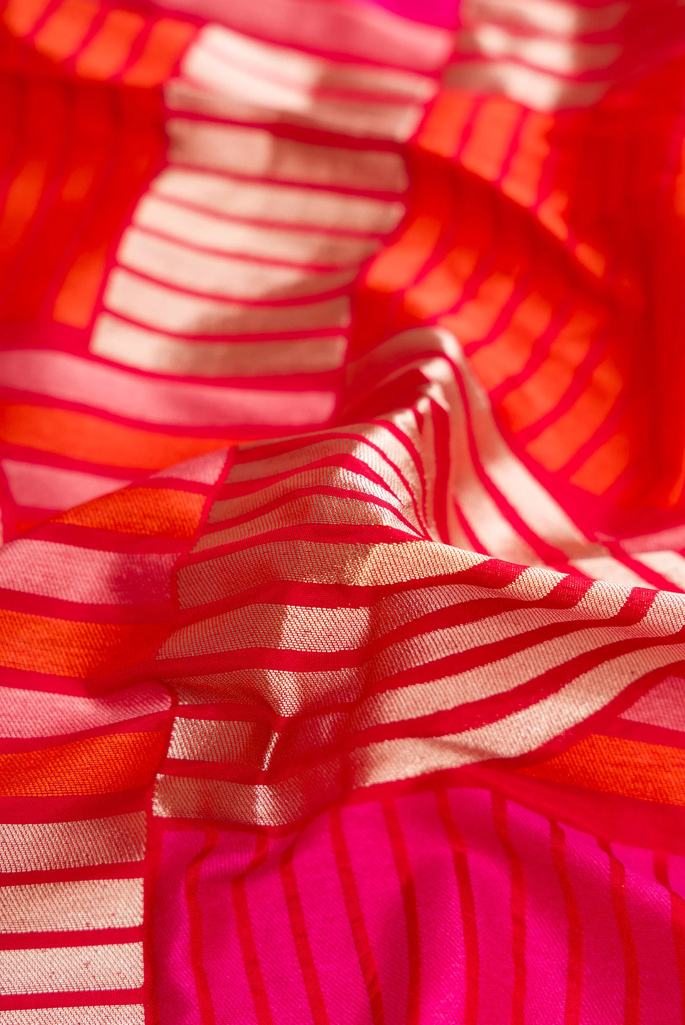 Multi Color Banarasi Silk Saree - Image 2