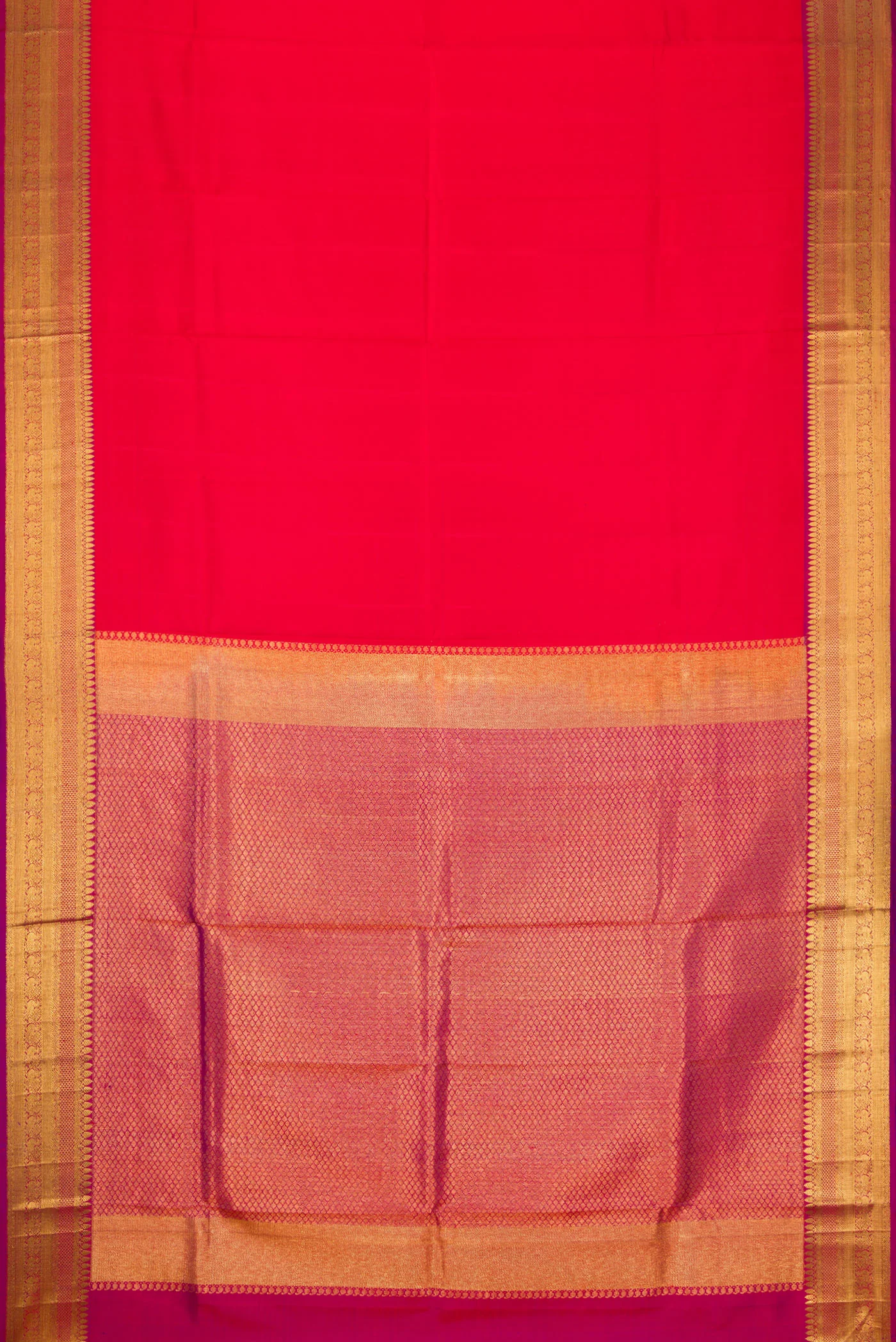 Red Kanjivaram Silk Saree - Image 6