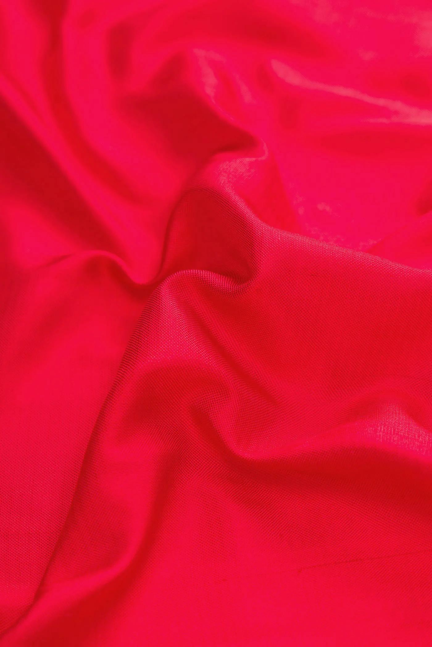 Red Dual Tone Double Ikat Saree - Image 2
