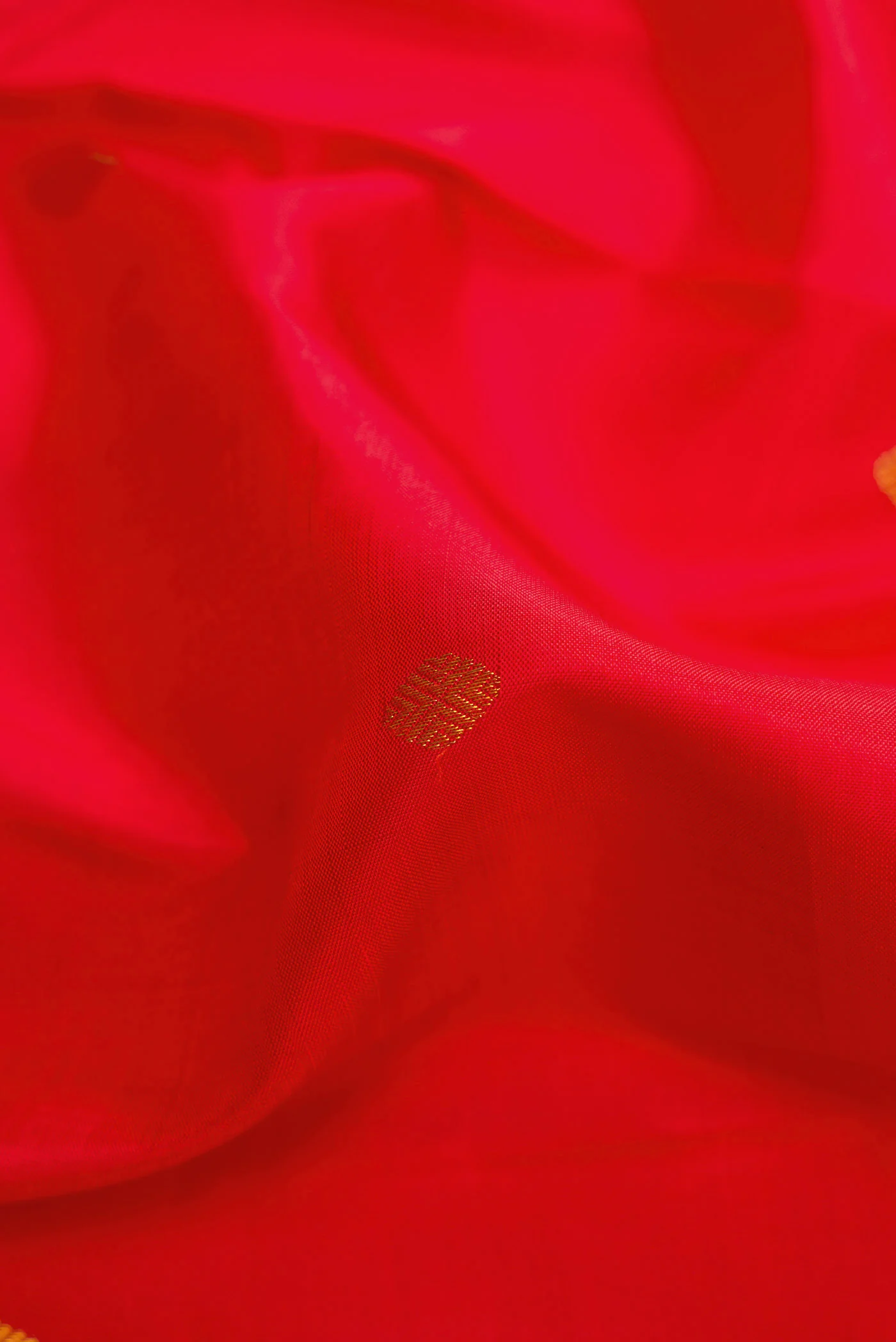 Red Dual Tone Kanjivaram Silk Saree - Image 2