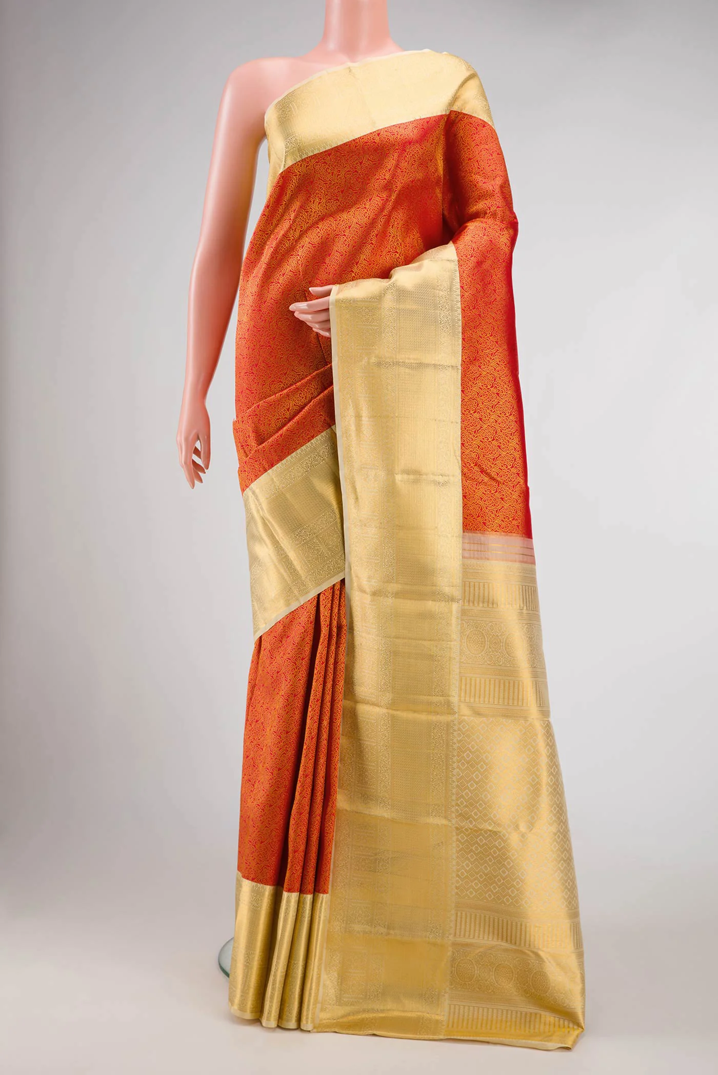 Red Kanchipuram Silk Saree