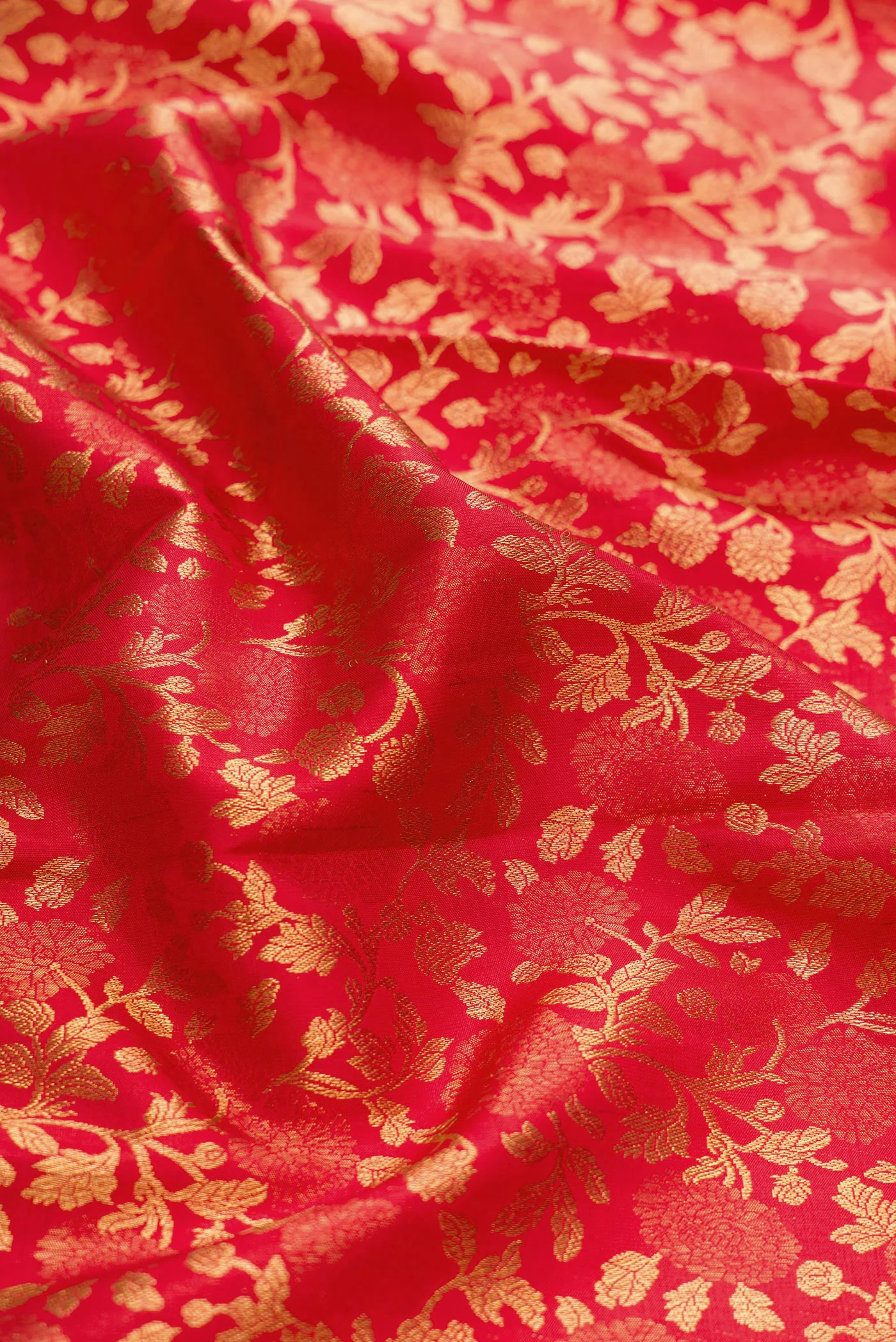 Red Kanchipuram Silk Saree - Image 2