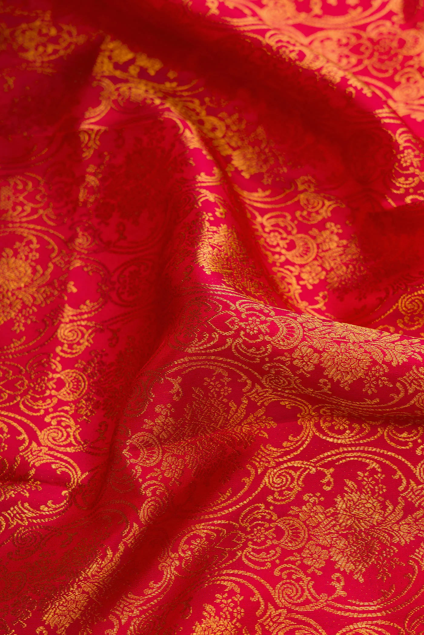 Red Kanchipuram Silk Saree - Image 2