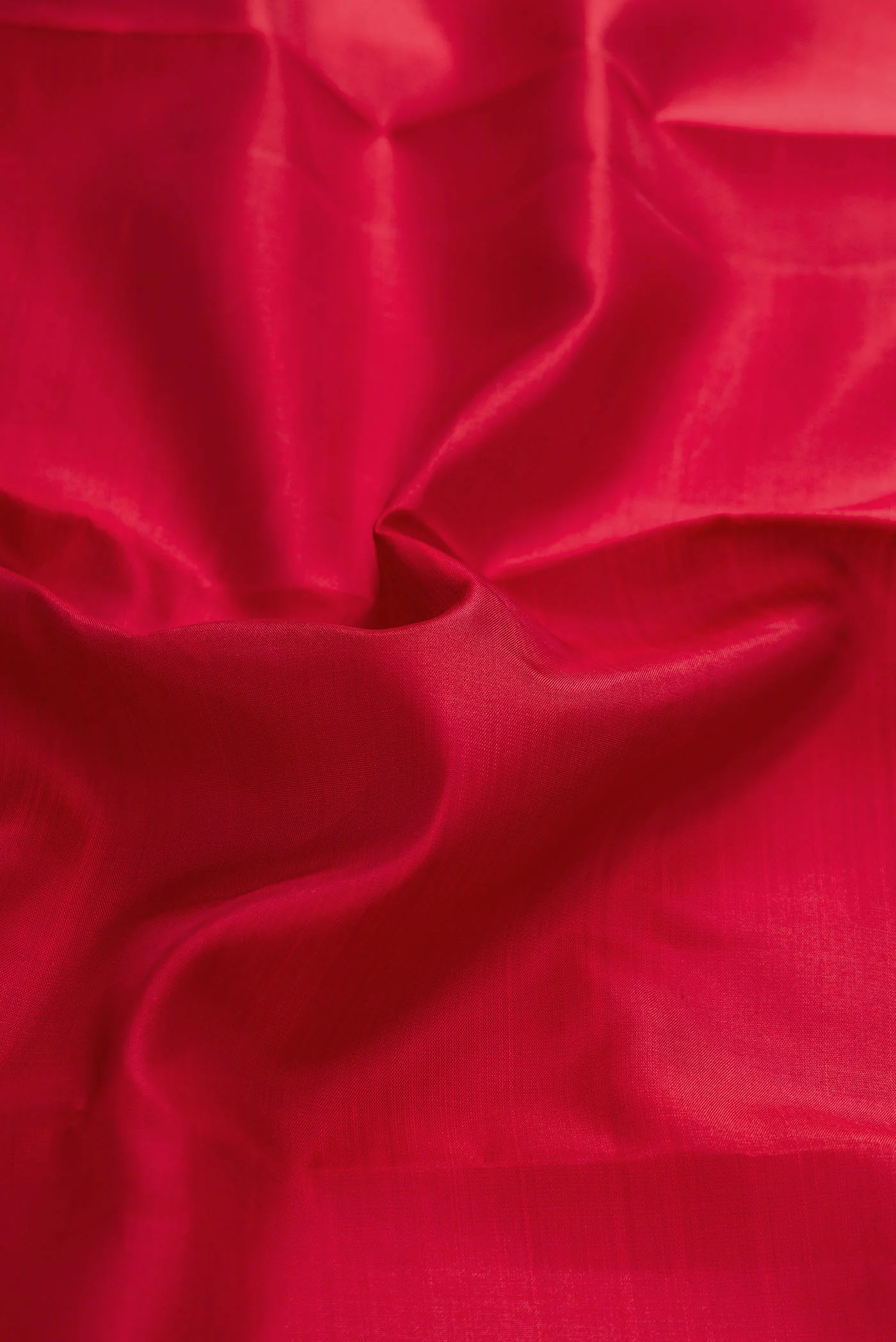 Red Dual Tone Kanjivaram Silk Saree - Image 2